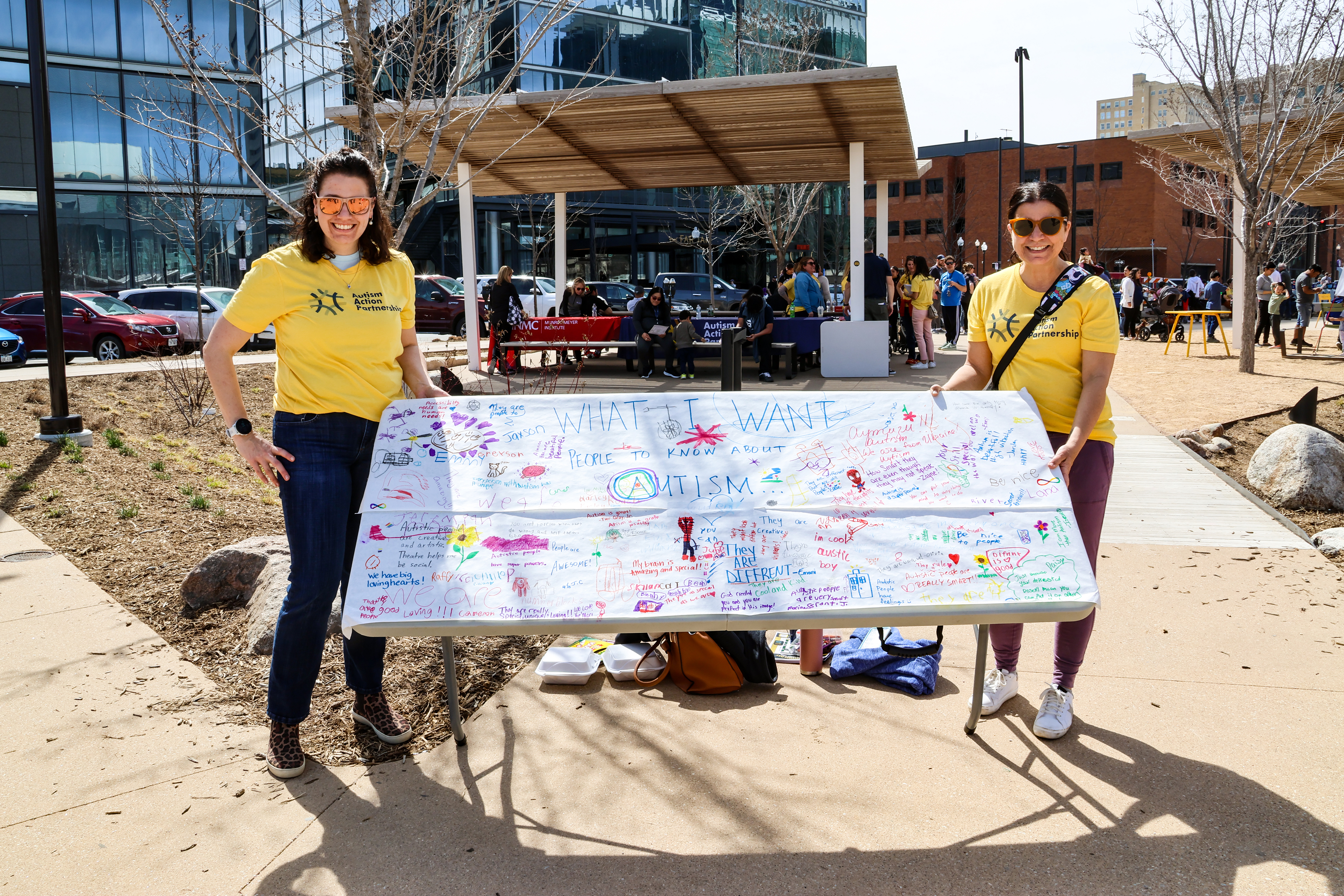 Autism Action Partnership and Munroe-Meyer Institute for World Autism Day hosted an event to celebrate World Autism Day on Sunday, April 2, 2023 at Gene Leahy Mall at The RiverFront to bring awareness and educate about the autism spectrum. (Courtesy of Debra S. Kaplan)