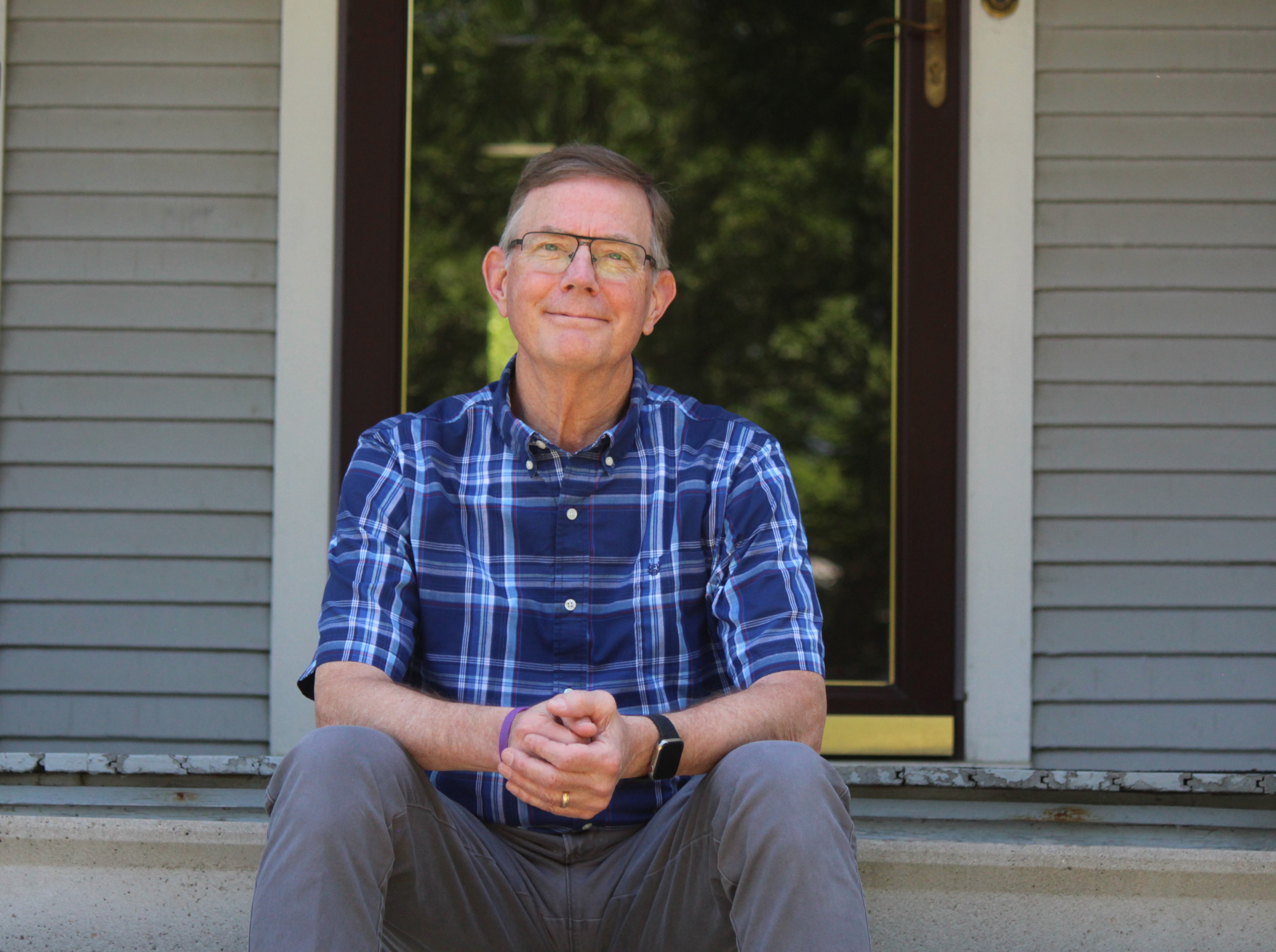 Brad Anderson of Lincoln, 67, started writing poetry several years after his wife, LuAnne Anderson, was diagnosed with dementia in 2010. Her diagnosis came just before her 55th birthday.<br />(Ryan Hoffman / Flatwater Free Press)