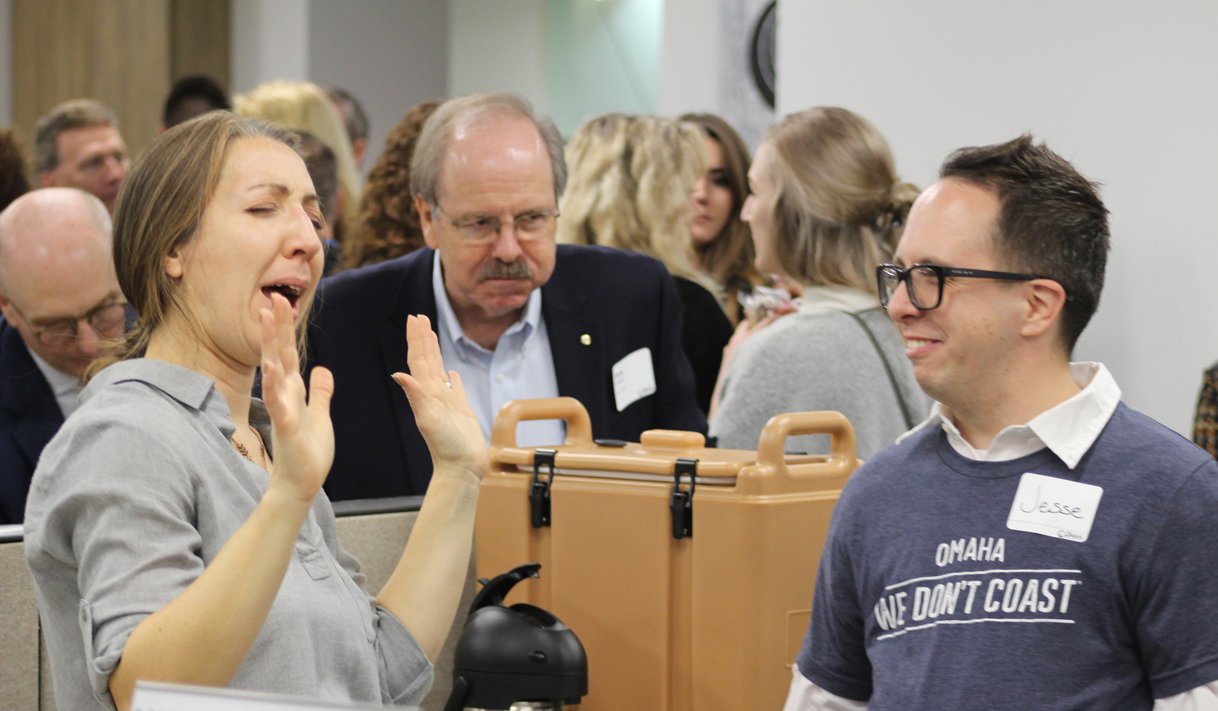 More than 500 chamber members attended the Greater Omaha Chamber Member Appreciation Holiday Open House on Thursday, Dec. 5, 2019. (Photo by Scott Stewart)