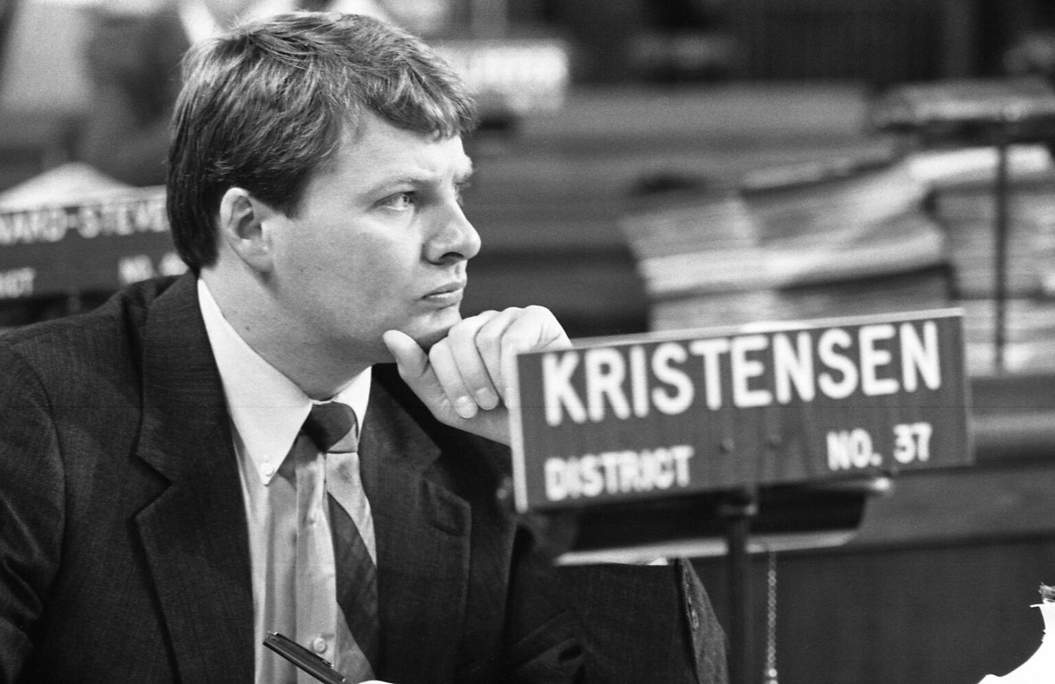 Retired University of Nebraska at Kearney Chancellor Doug Kristensen served as a state senator from Minden for 14 years, from 1989-2002. He was the longest serving speaker when he was appointed and left to lead UNK in 2002.<br />(Courtesy of UNK Communications)