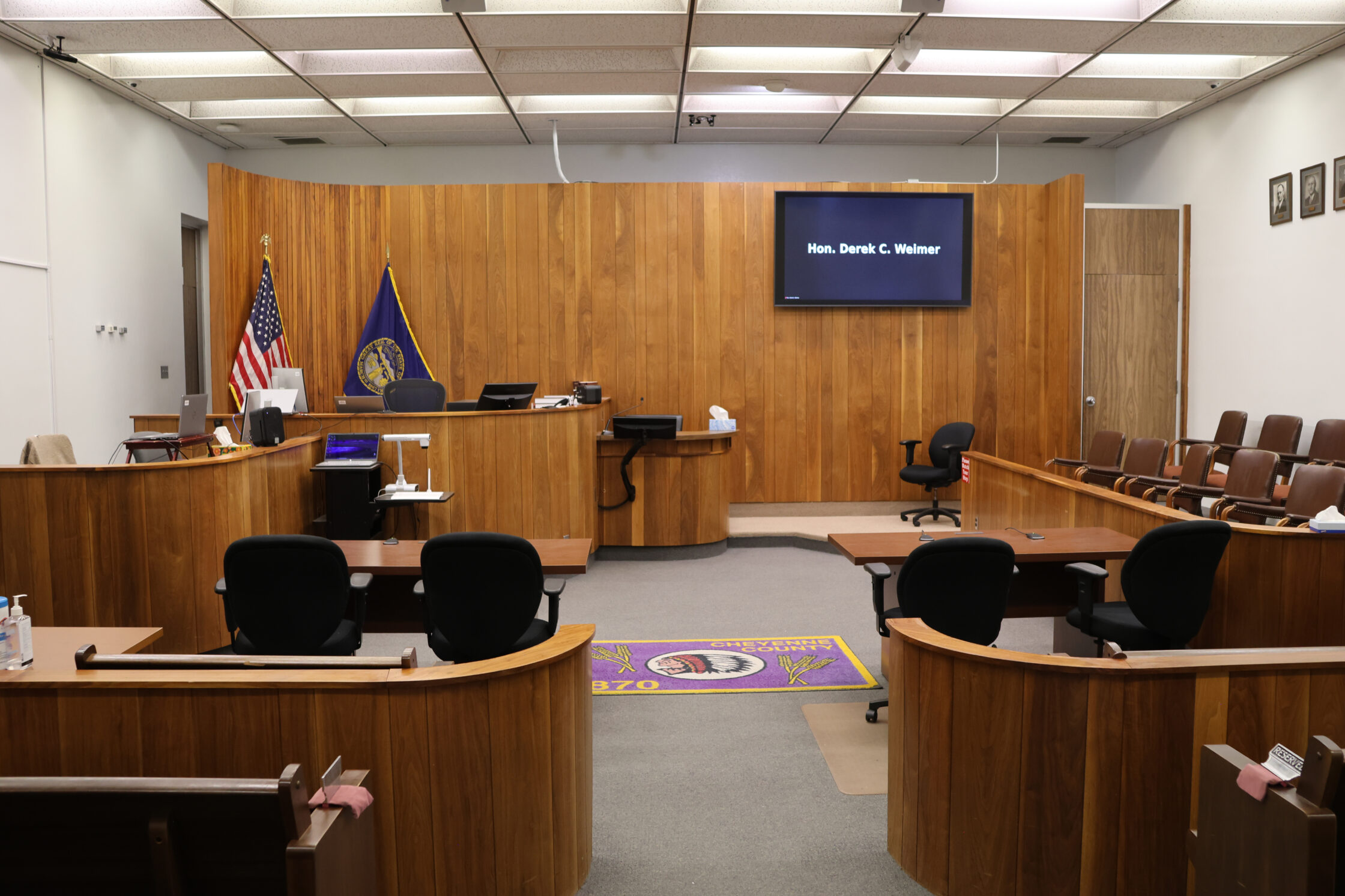 In Cheyenne County, where Judge Derek Weimer is based, there are only two private law firms, according to Weimer. “Once you&#039;re outside of the major population hubs in the state, we could use more lawyers,” he said.<br />(Irene North / Flatwater Free Press)