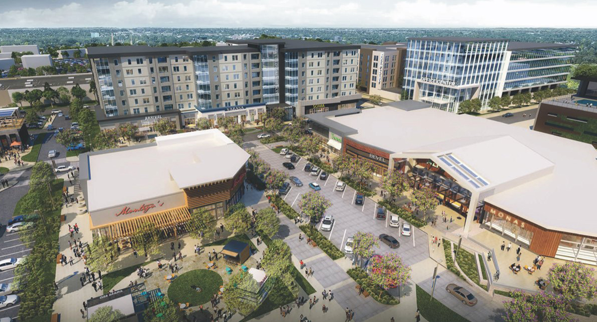 The future redevelopment of the Crossroads Mall is shown in concept art by Lockwood Development and Century Development. (City of Omaha)