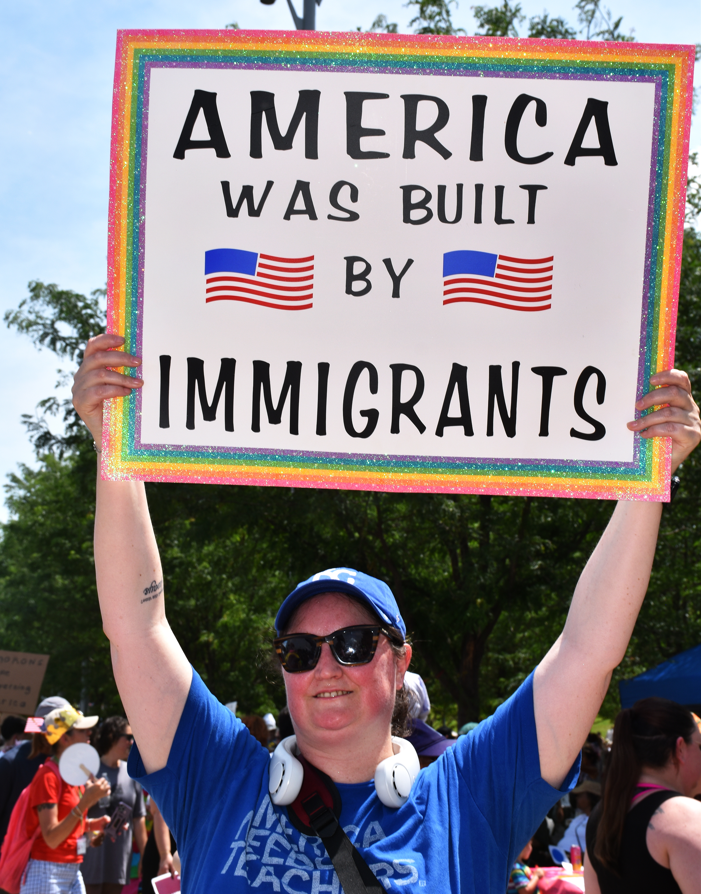 Another sign held in protest at the “No Kings” rally on June 14, 2025.<br />(Carla Chance / The Daily Record)