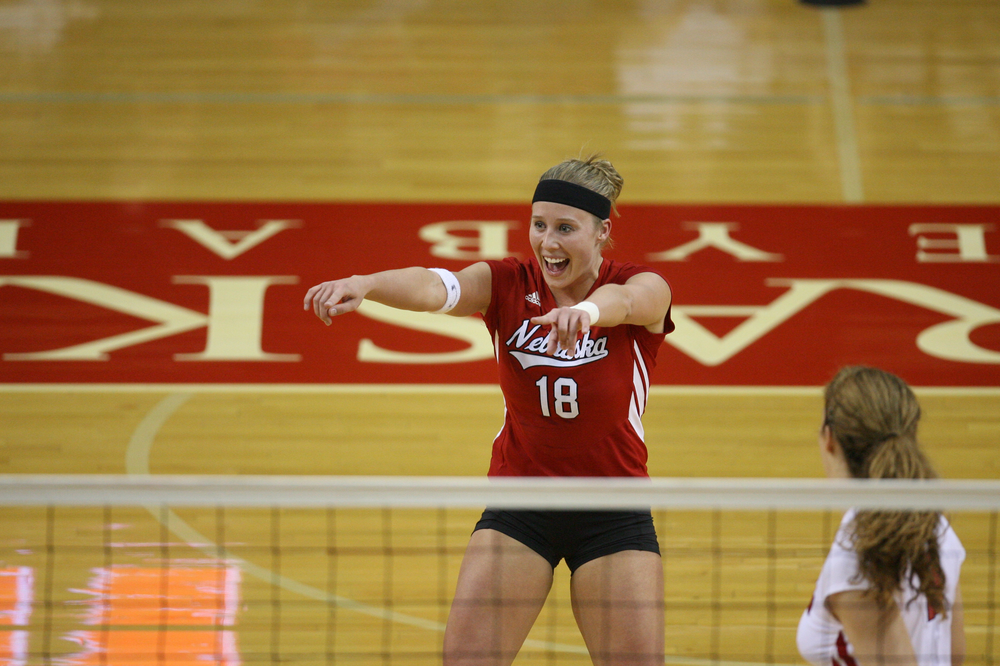 Dani Busboom was a captain on the 2006 Husker NCAA championship team.<br />(Courtesy of Nebraska Athletics)