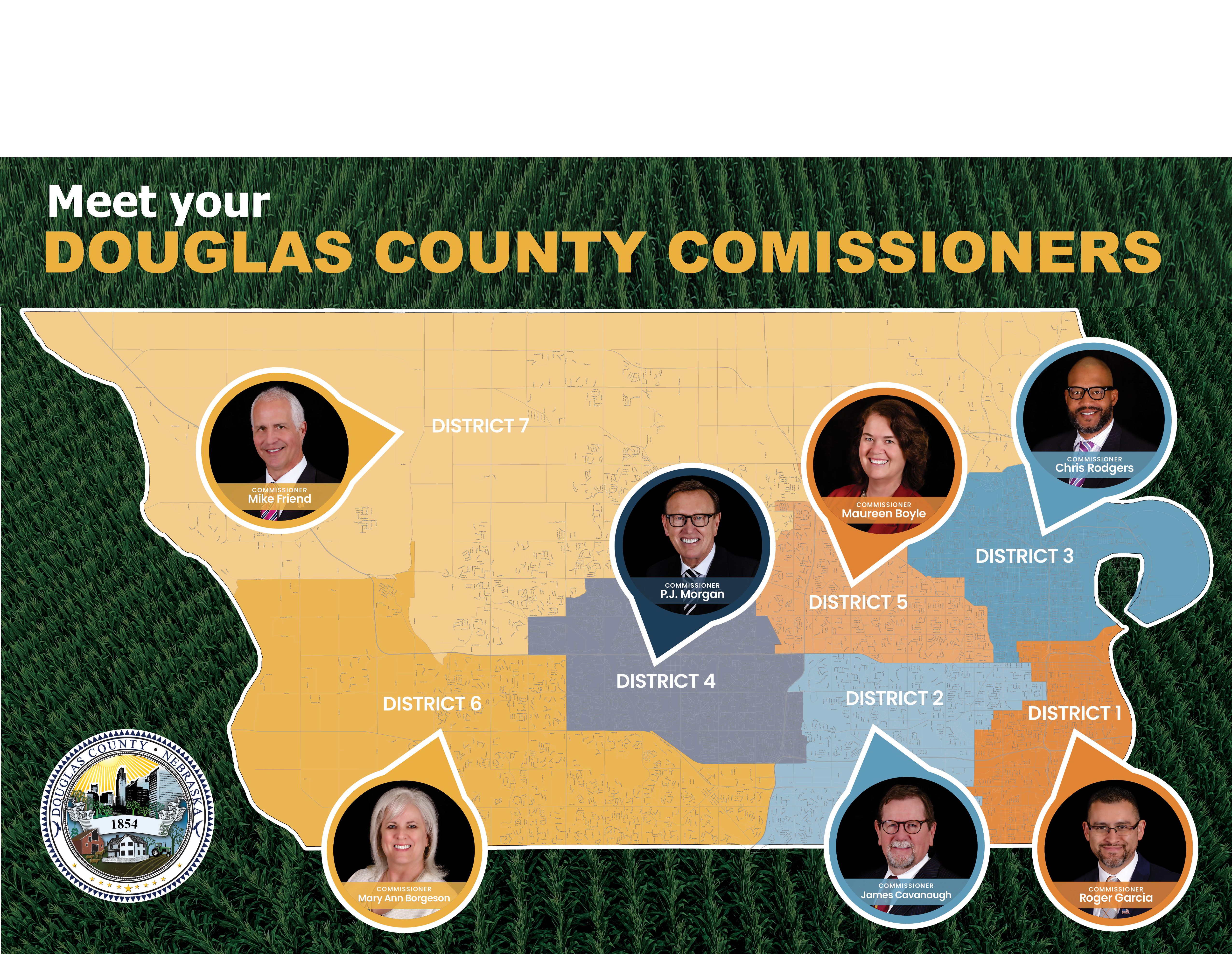 Map of Douglas County Districts.
