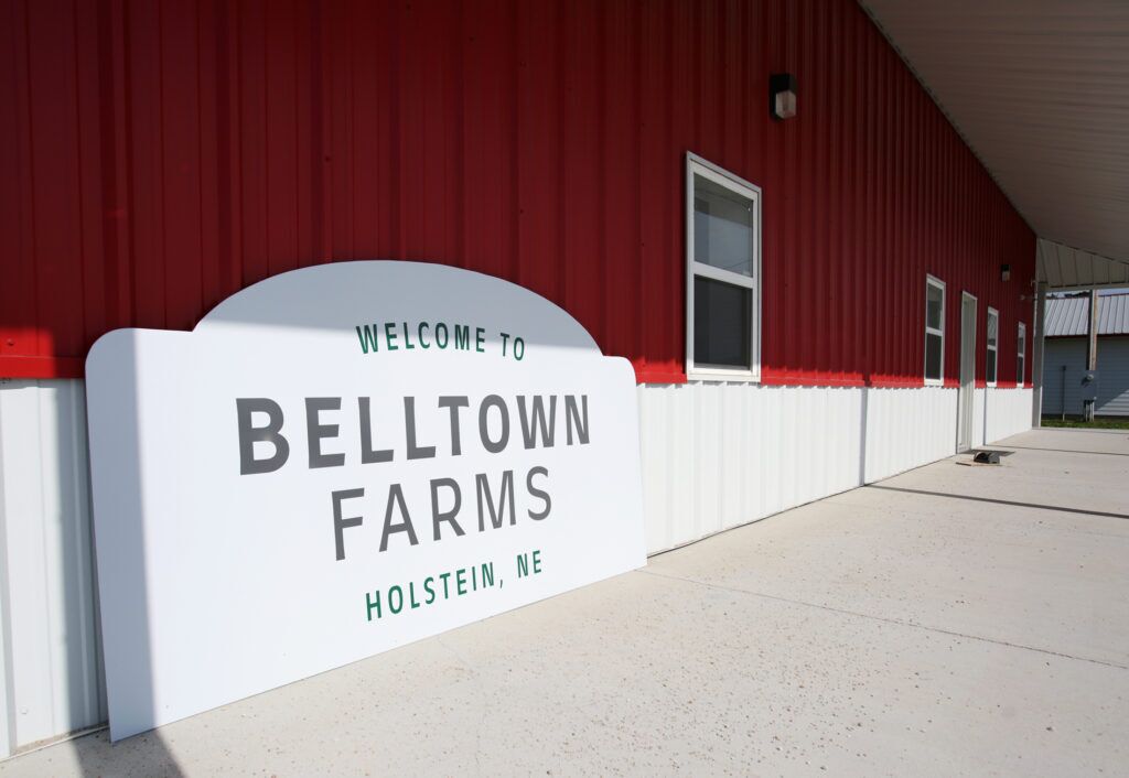 In its first full year of operation Belltown Farms near Holstein has 9,000 acres of organic crops.<br />(Laura Beahm / Flatwater Free Press)