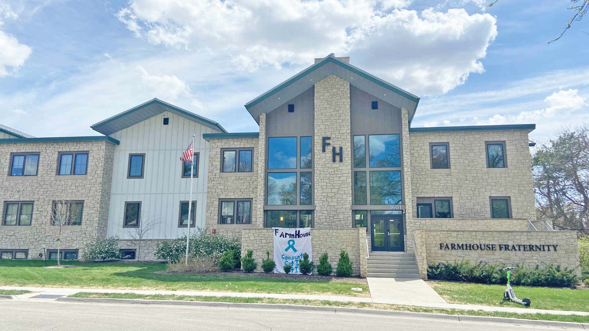 Farmhouse Fraternity on UNL’s campus. Lancaster County officials recently valued the house at $7.24 million. Its old valuation, before a remodeling, was only $250,300.  (Courtesy Photo)