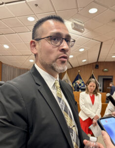 Roger Garcia, Douglas County Board chair.<br />(Cindy Gonzalez / Nebraska Examiner)