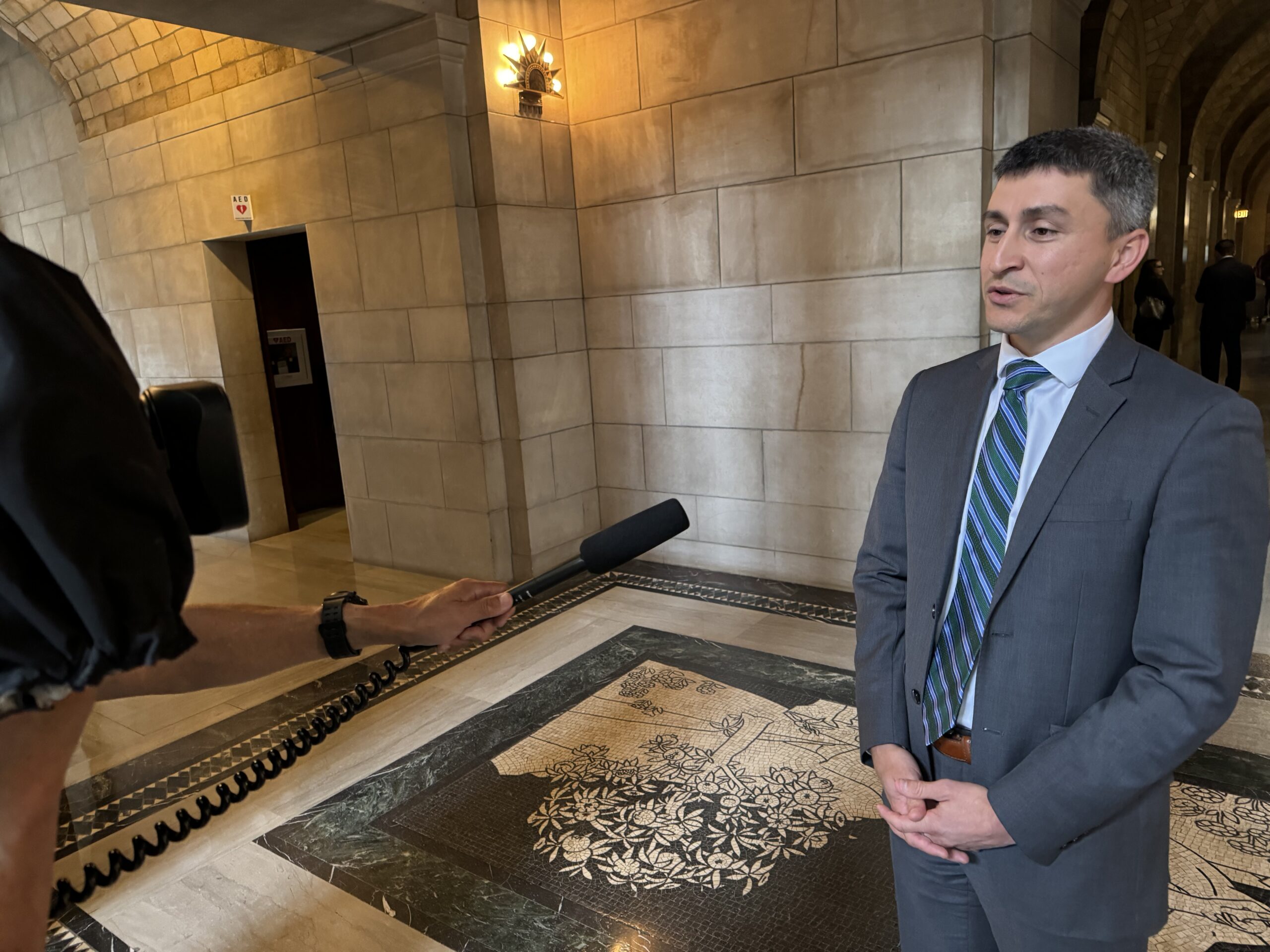 Nebraska attorney Tom Venzor, who argued on behalf of a family using a scholarship program the Legislature created.<br />(Aaron Sanderford / Nebraska Examiner)
