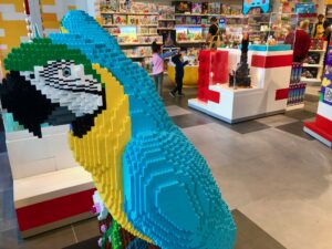 The new LEGO store is among retailers at Nebraska Crossing, which would be neighbors to Collegiate Crossing Good Life District envisioned by Rod Yates.<br />(Cindy Gonzalez / Nebraska Examiner)