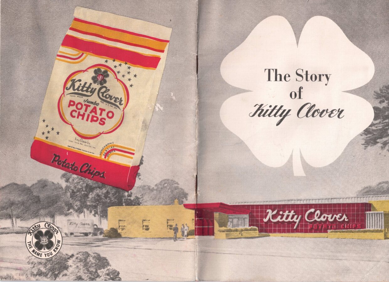 The cover of an old Kitty Clover pamphlet found during renovation at 2200 S. 24th St.<br />(Courtesy of Pelshaw Group)