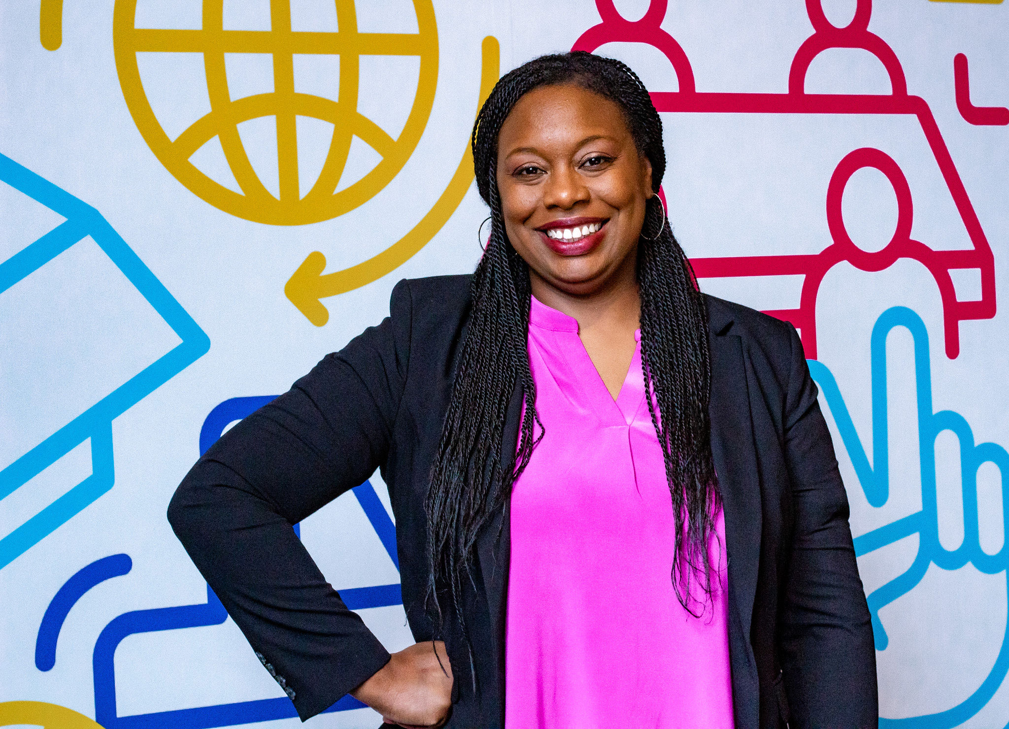 Mayoral candidate Jasmine Harris.<br />(via Flatwater Free Press)