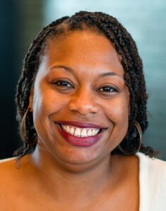 Jasmine Harris, director of public policy and advocacy at RISE, a nonprofit reentry program that prepares incarcerated individuals for the workforce.<br />(Flatwater Free Press)