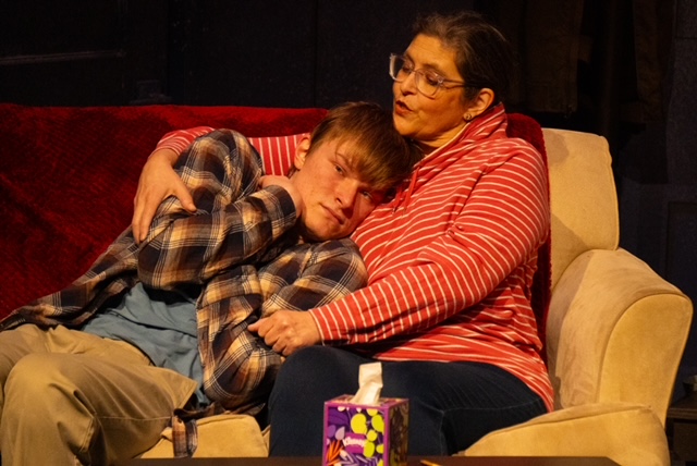 Matthew Kischer as Zachary, left, and Rachel Combs as MaryEllen, right.<br />(Bill Kirby)