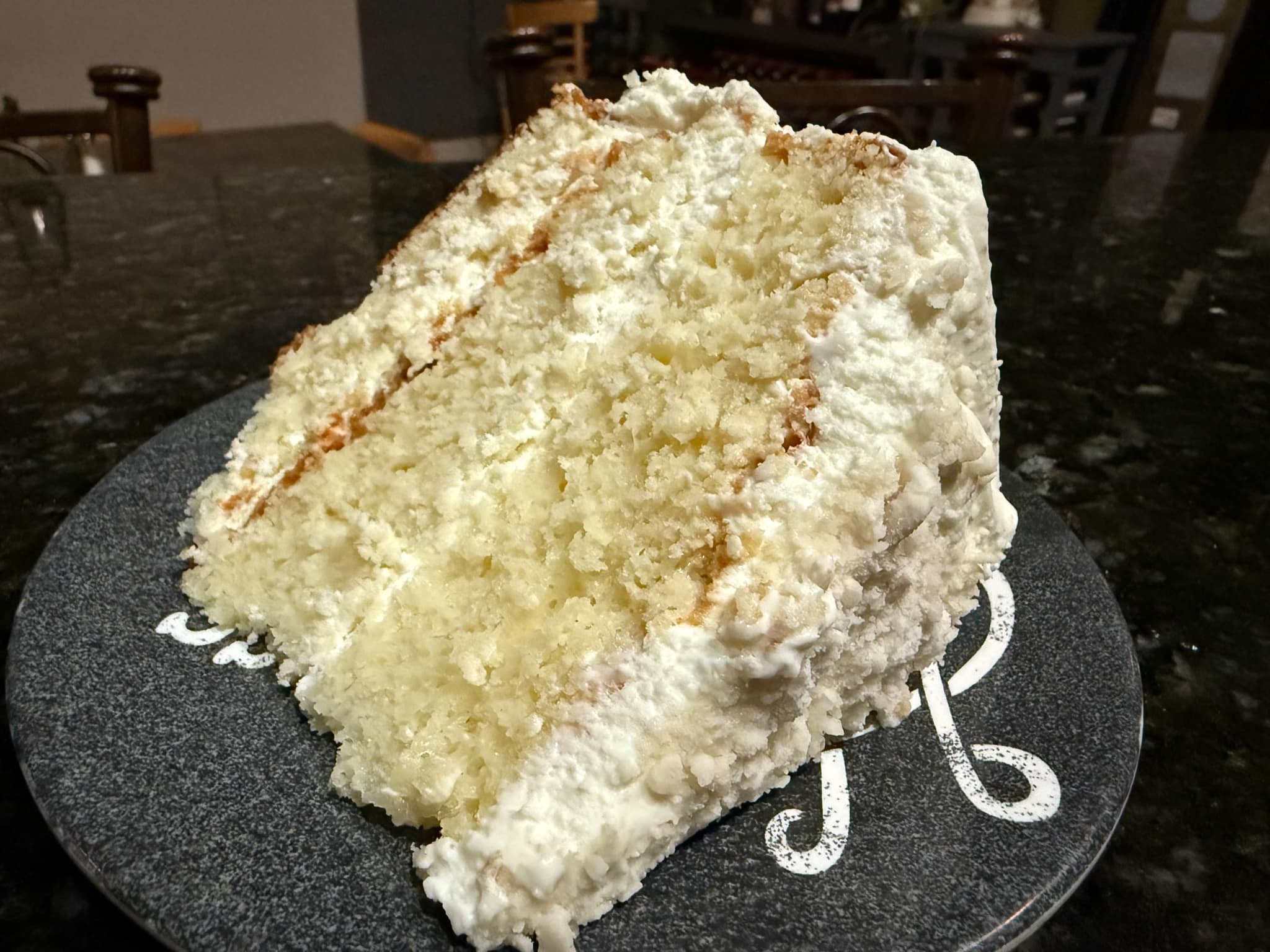 Nicola’s homemade lemon cake.<br />(John Shartrand)