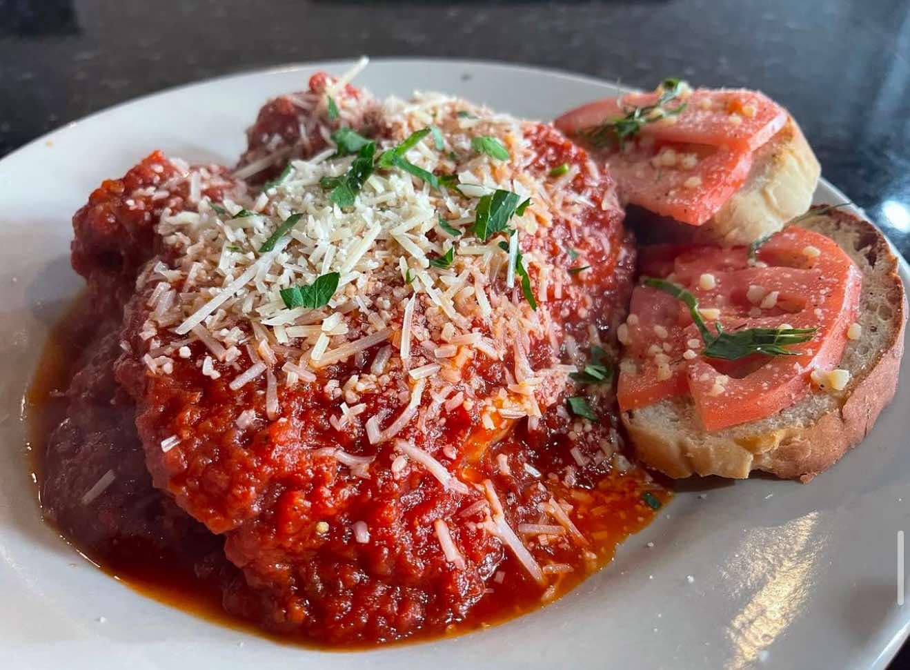 Lasagna Mediterranean from Nicola’s Italian Wine &amp; Faire, a local Italian favorite right on 13th and Jackson.<br /> (John Shartrand)