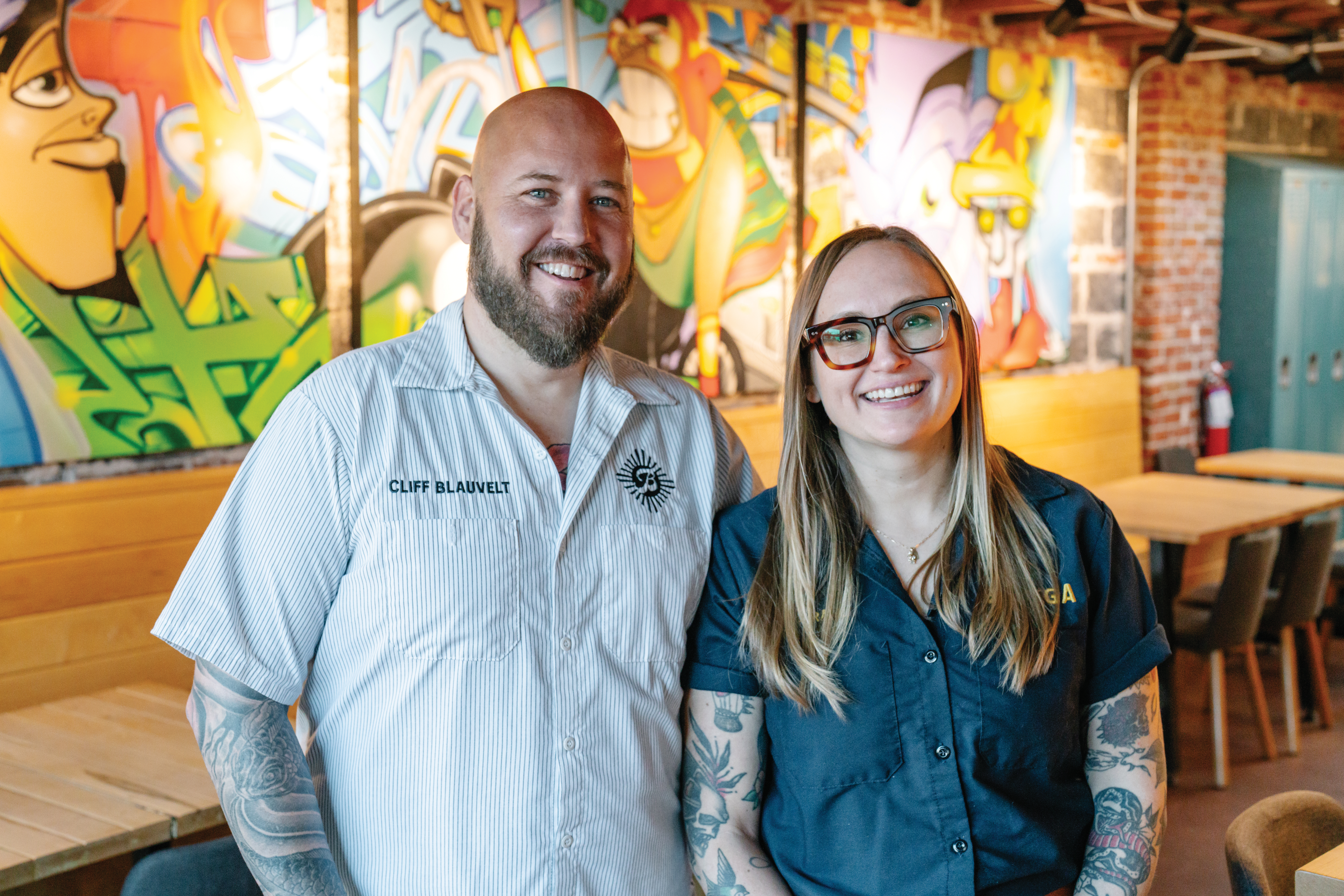 Cliff and Cara Blauvelt, owners of Odie B’s sandwich shops in Denver, have created a recovery-friendly workplace thanks in part to a program from the Colorado School of Public Health.<br />(Courtesy of BehindTheApronMedia)