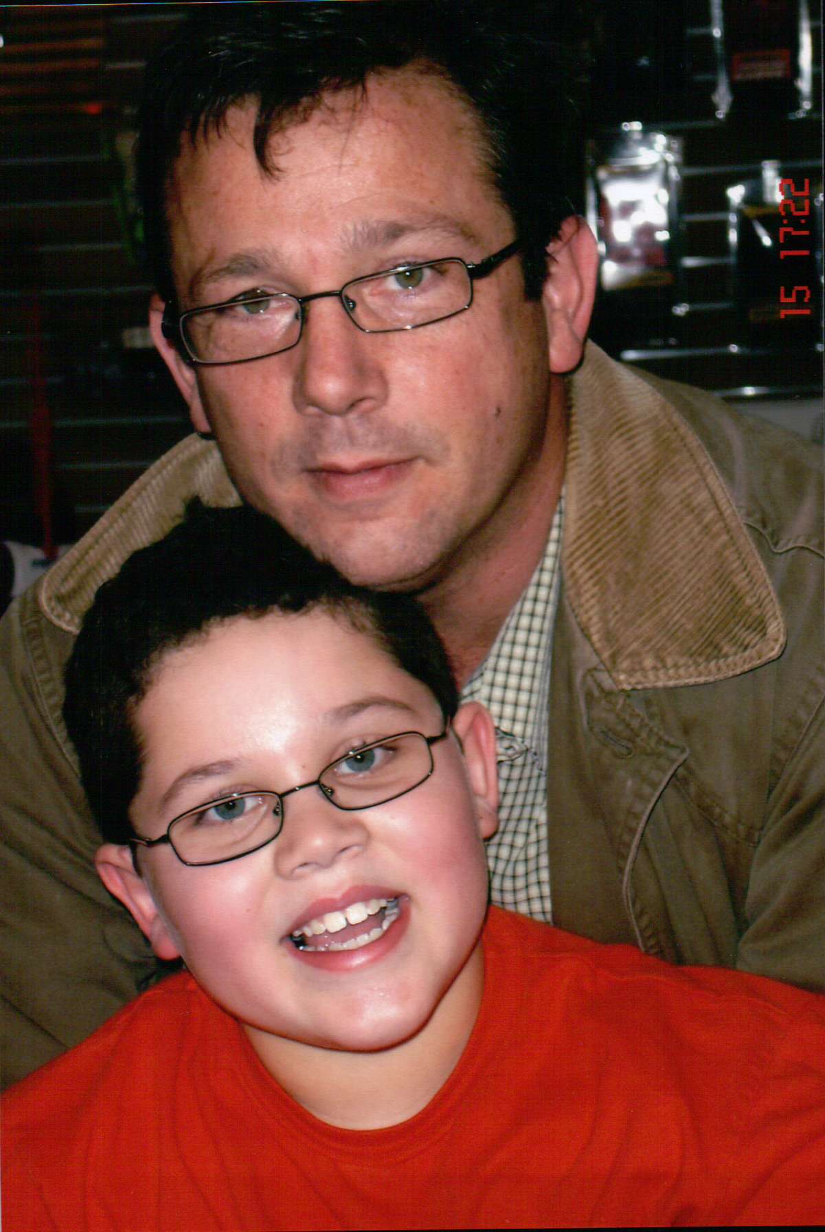 Josh and his father, Mark. (Courtesy of Josh Goblowsky)