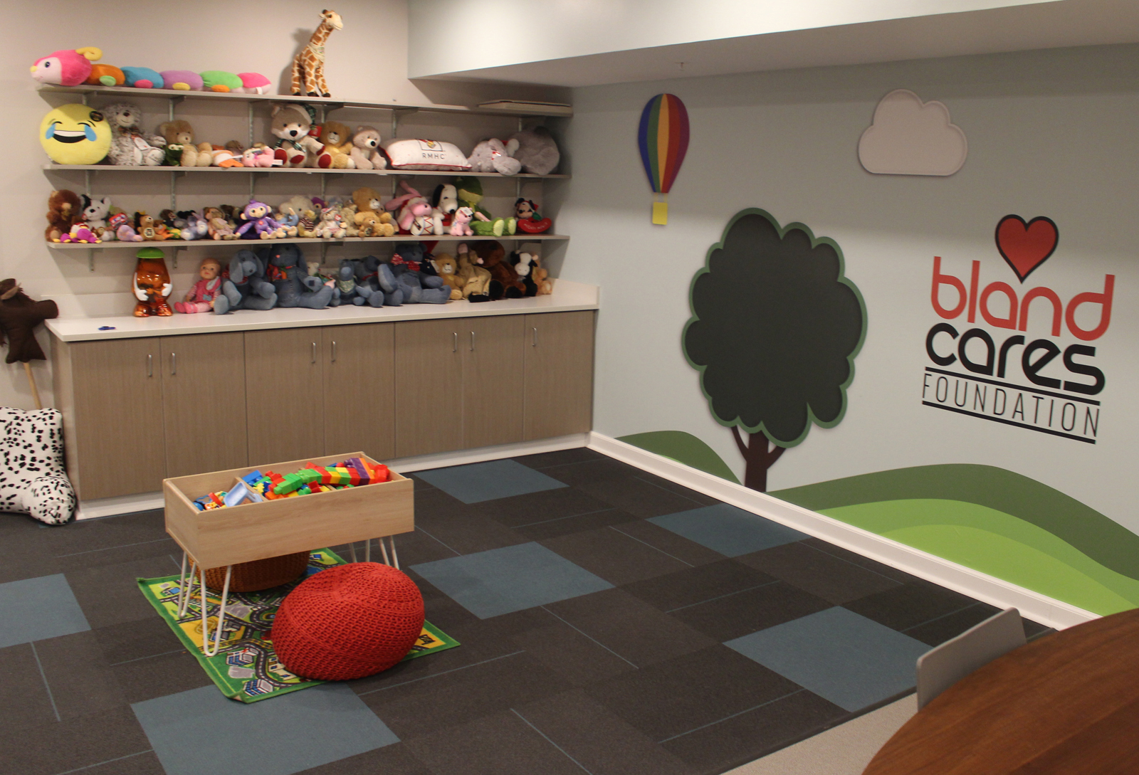 A new playroom, sponsored by the Bland Cares Foundation, at the Ronald McDonald House, 620 S. 38th Ave., was on display during an open house Saturday, May 11, 2019. (Photo by Scott Stewart)