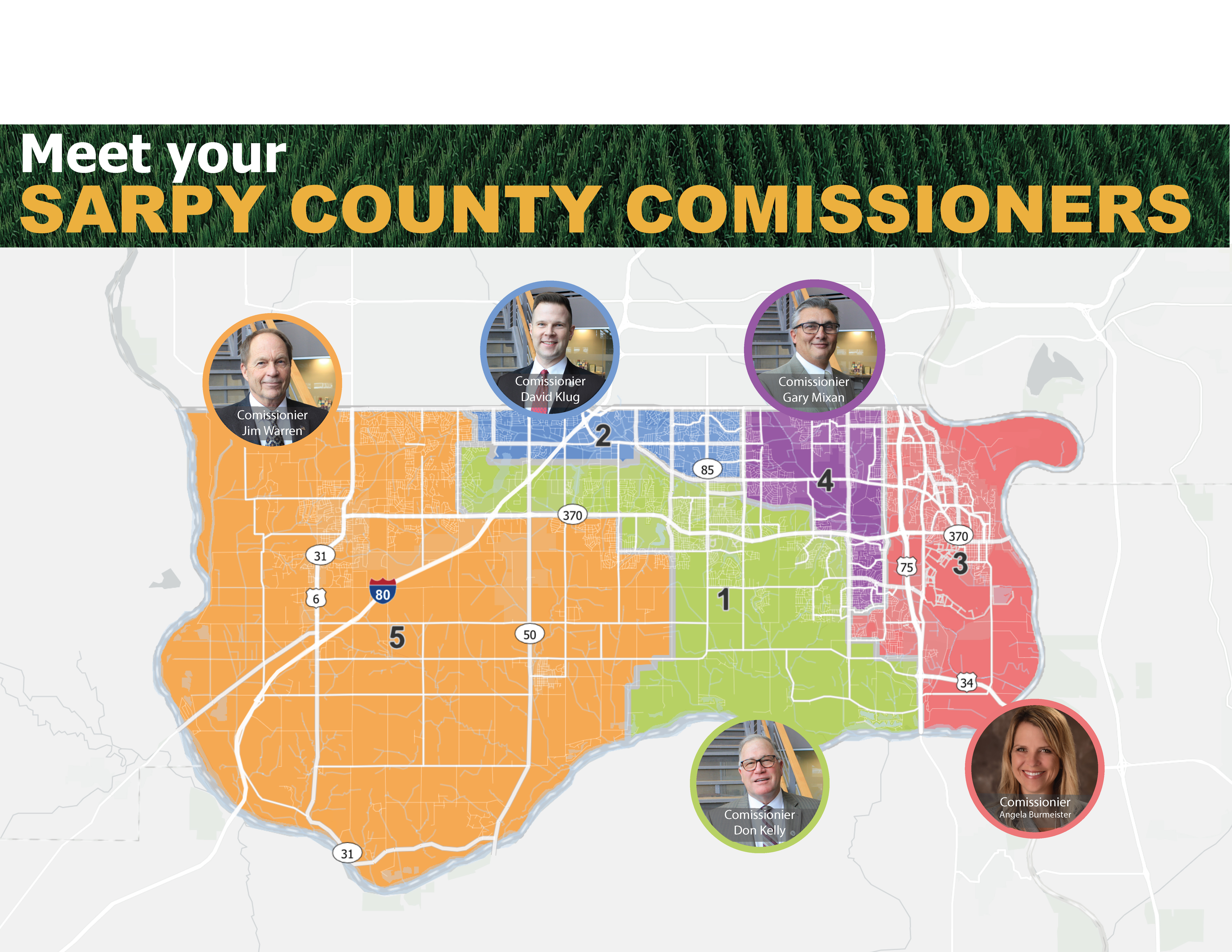 Map of Douglas Sarpy Districts.