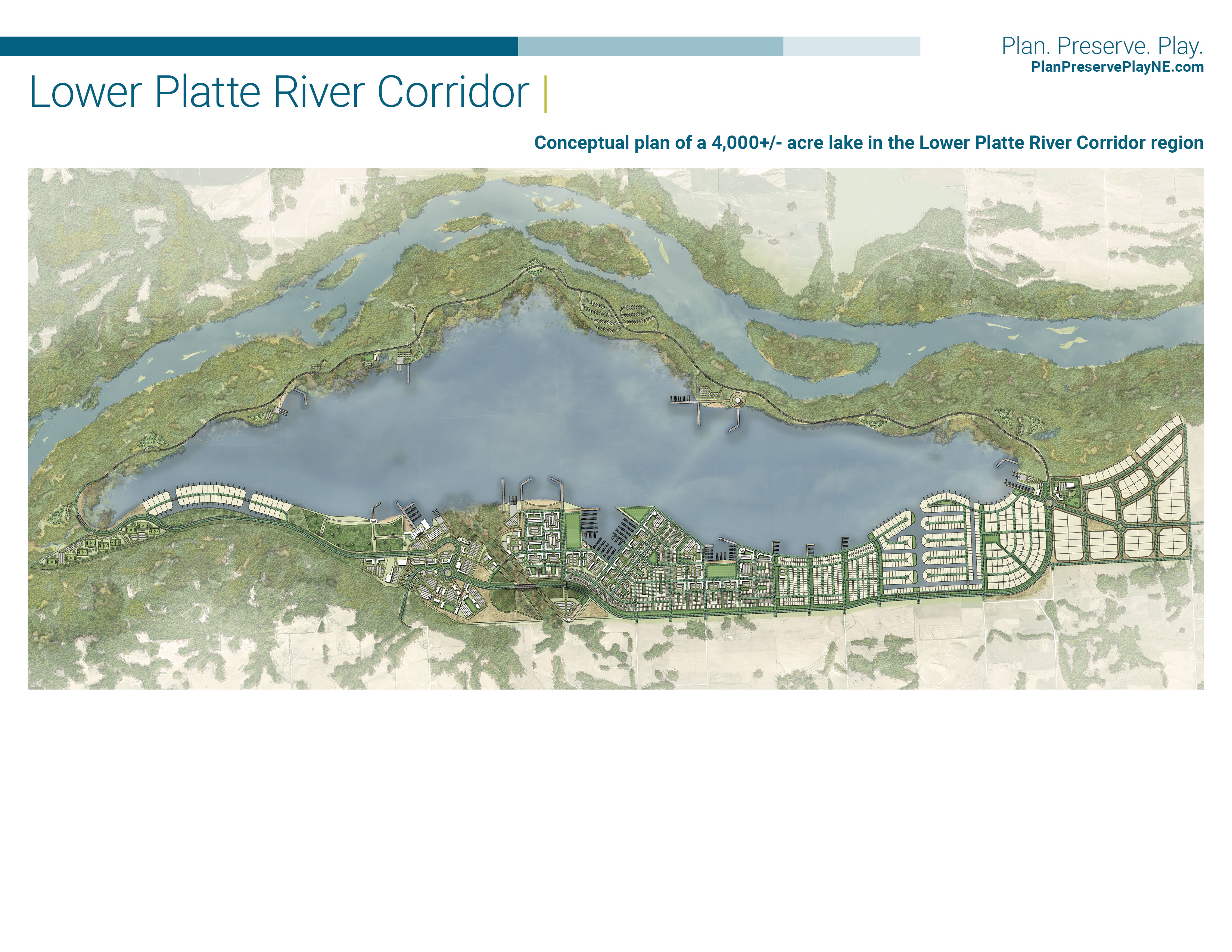 Another shot of the site most discussed for a big lake between Lincoln and Omaha, as shown to MOBA during an update by State Sen. Mike McDonnell. (Courtesy of PlanPreservePlayNE.com)