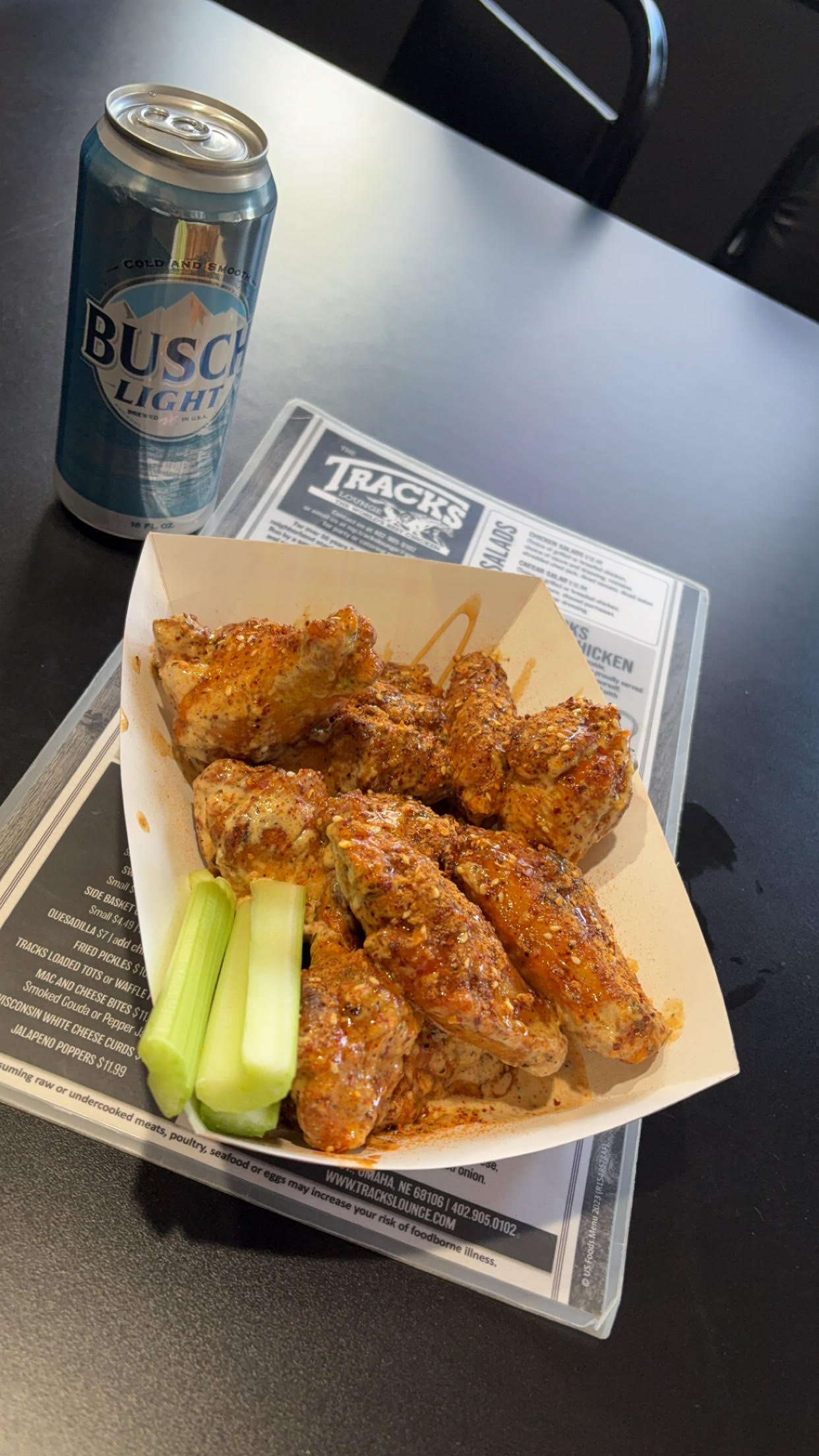 The highly sought after “Triple Crown” wings.<br />(Courtesy of Tracks Lounge)