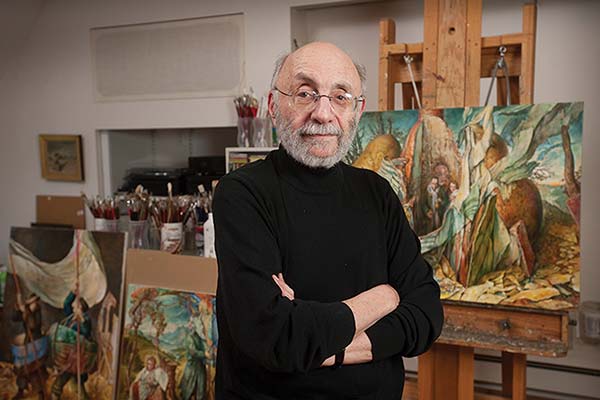 Samuel Bak, world-renowned artist and Holocaust survivor. The Samuel Bak Museum: The Learning Center will feature 99 works by Bak. (Courtesy of University of Nebraska Omaha)