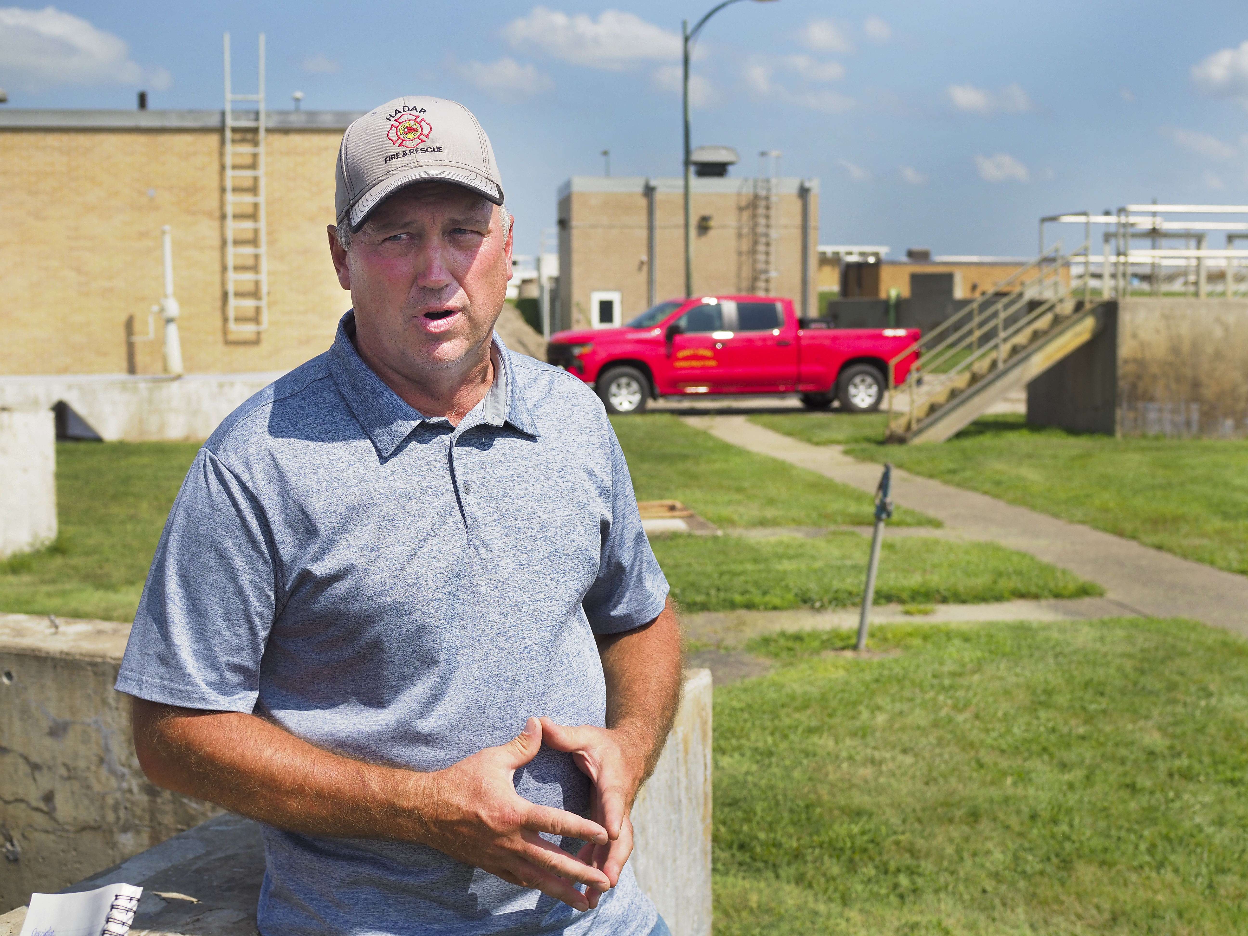 City of Norfolk wastewater treatment plant superintendent Robert Huntley says staff have had to put in extra work to keep the plant functioning in the face of repeated violations by Actus Nutrition. Huntley often comes in on the weekends to monitor things at the plant. “I don’t feel like I can walk away from it,” he said. “It’s just never ending.”<br />(Jerry L Mennenga / Flatwater Free Press)