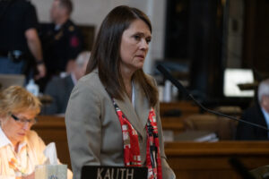 State Sen. Kathleen Kauth of Omaha.<br />(Zach Wendling / Nebraska Examiner)