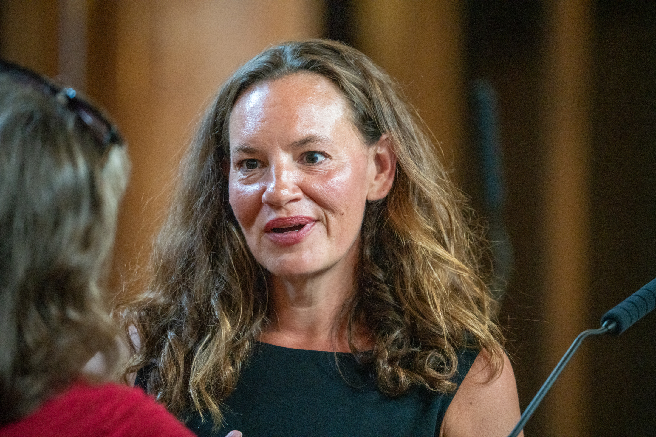 State Sen. Danielle Conrad of Lincoln. July 25, 2024.<br />(Zach Wendling / Nebraska Examiner)