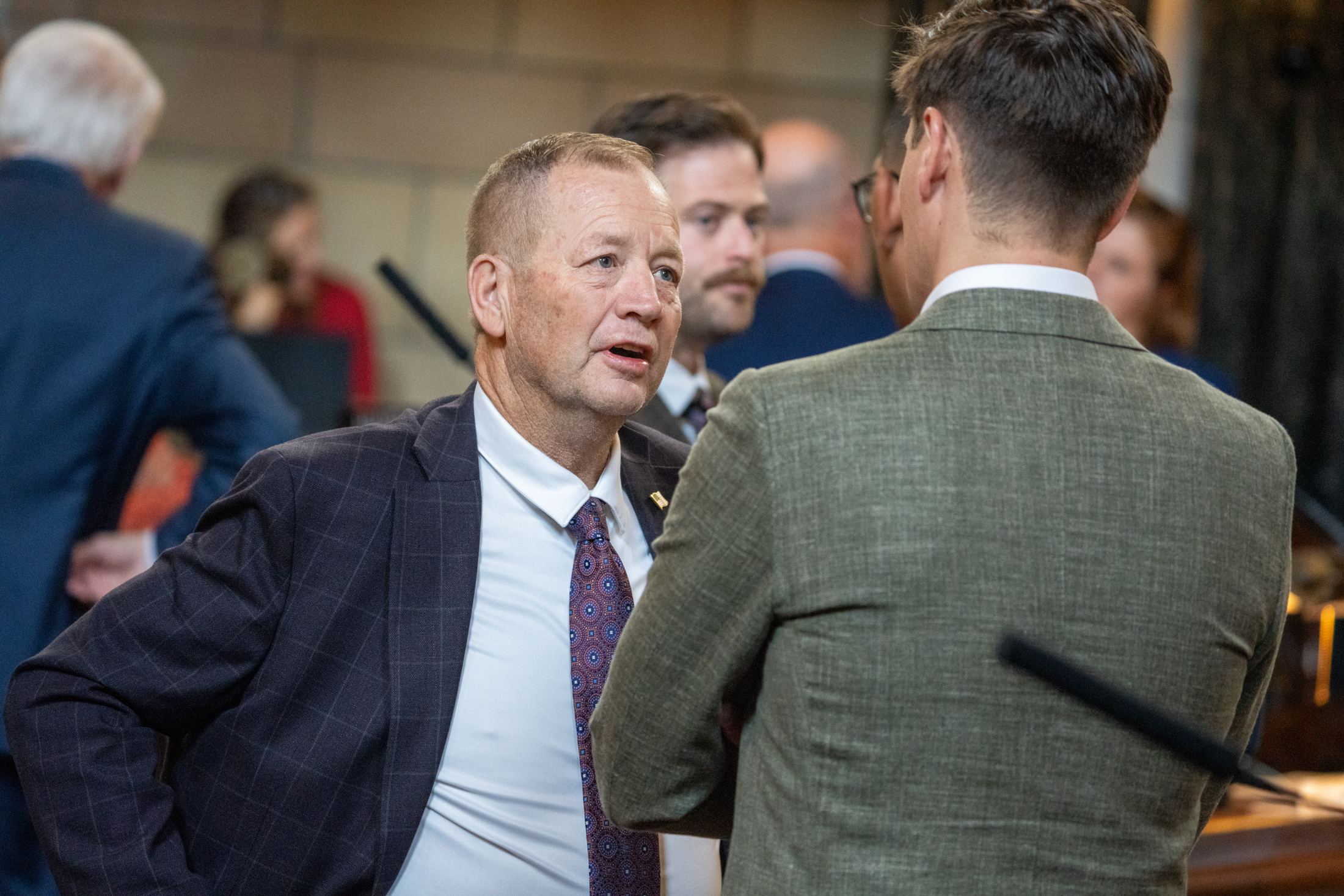 State Sen. Barry DeKay of Niobrara on July 26, 2024.<br />(Zach Wendling / Nebraska Examiner)