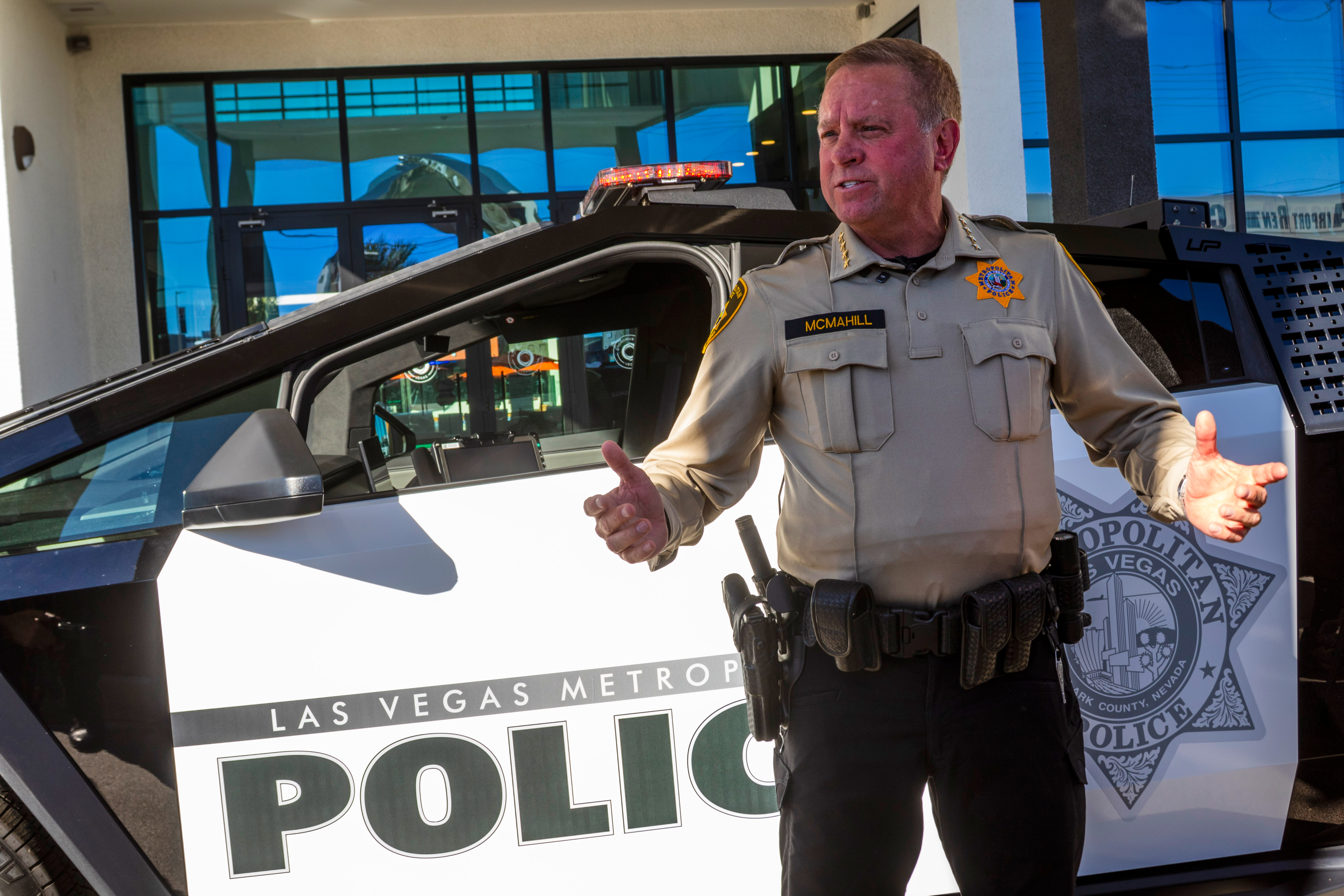 Nation's Largest Fleet Of Police Cybertrucks To Patrol Las Vegas