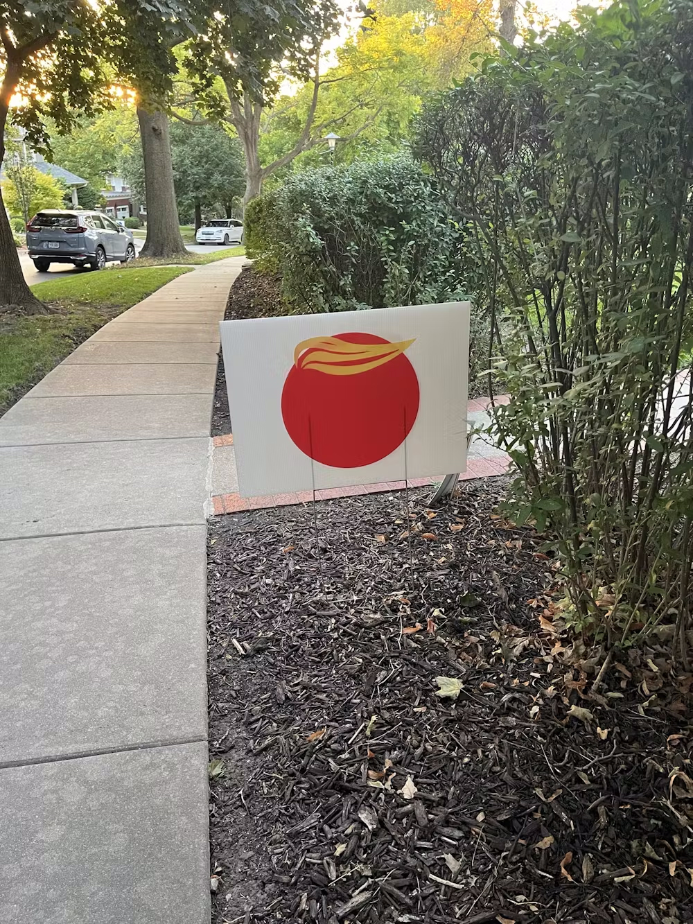 A Republican red dot in Omaha.<br /> (Christina Dando / The Conversation)