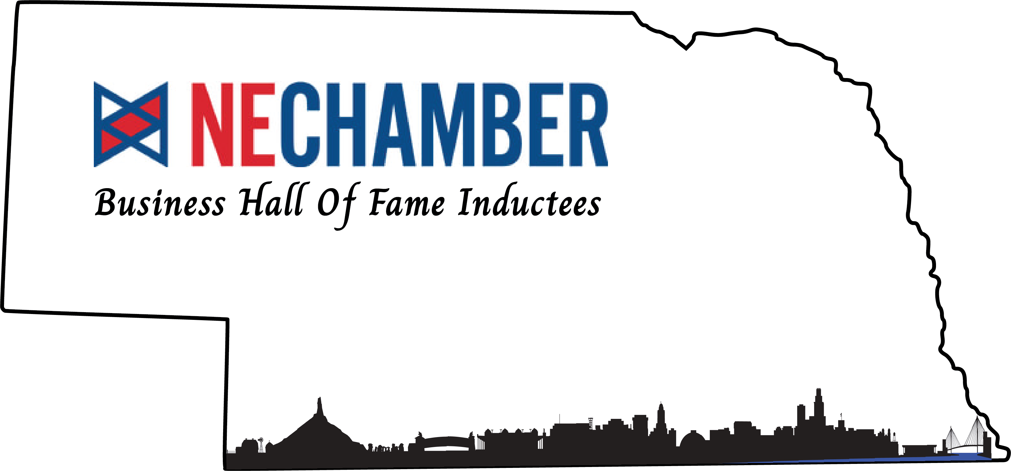 ​The Nebraska Chamber celebrates Nebraska’s business leaders each year with newly honored inductees. (Logo Courtesy of NEChamber)
