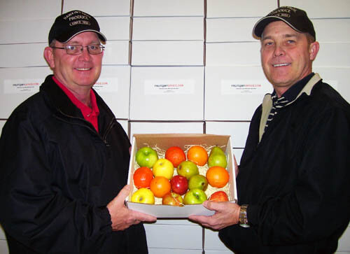 Terry (right) and Sheldon Hawkins. (Courtesy of <a href="mailto:Fruit@MyOffice">Fruit@MyOffice</a>)