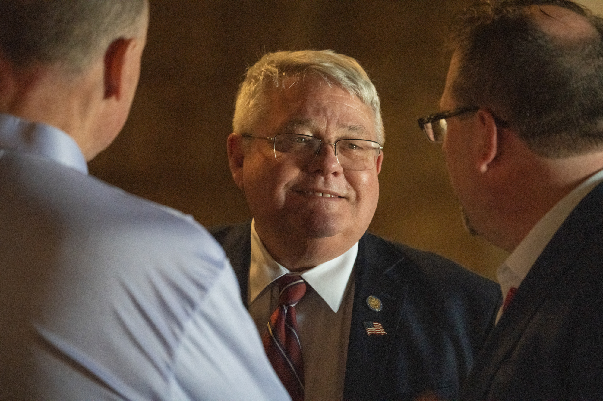 State Sen. Rick Holdcroft of Bellevue on March 10, 2025.<br />(Zach Wendling / Nebraska Examiner)