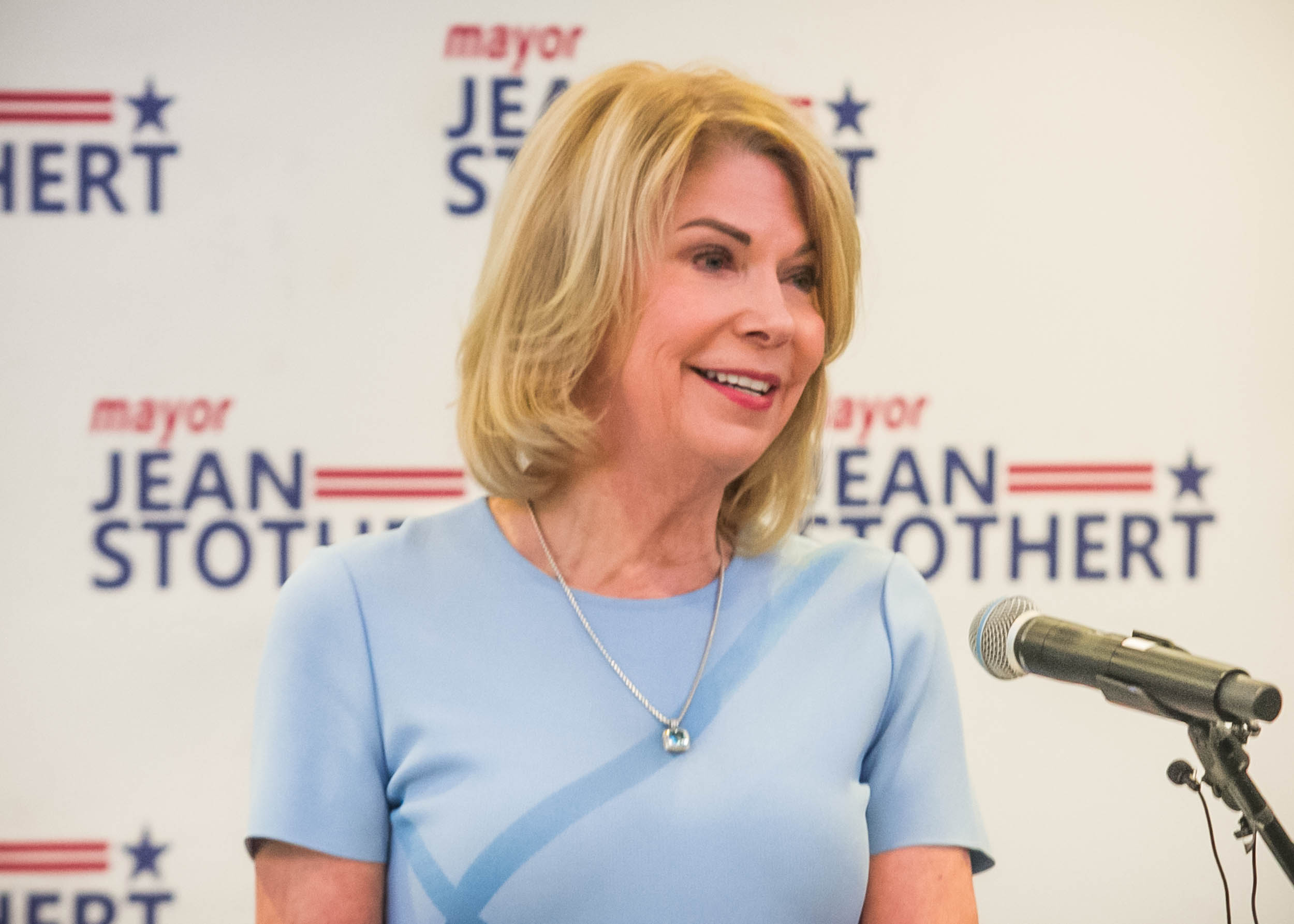 Omaha Mayor Jean Stothert announces her bid to run for a record fourth term.<br />(Courtesy of Jean Stothert for Mayor)