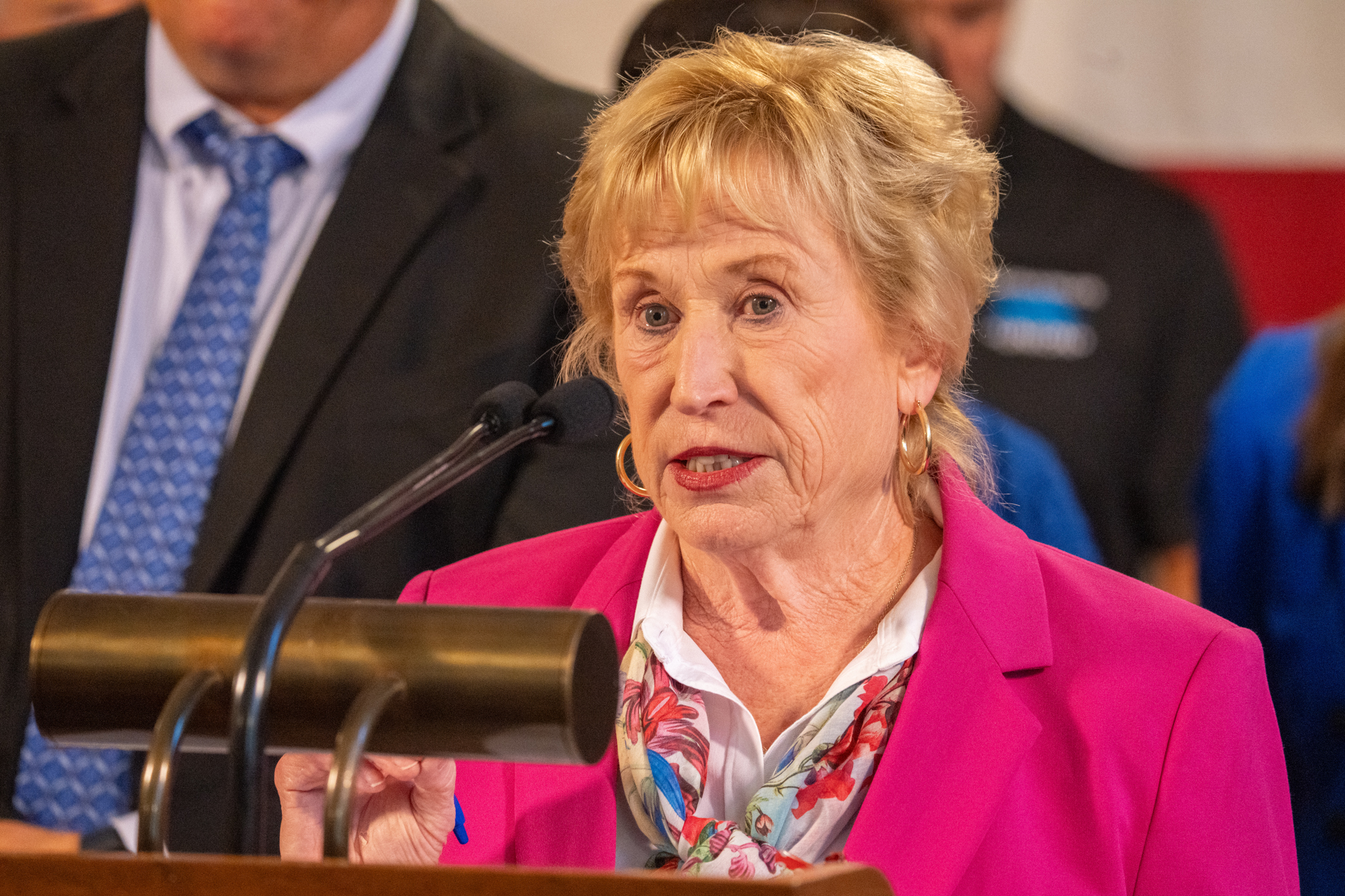 State Sen. Lou Ann Linehan of Elkhorn, chair of the Legislature’s Revenue Committee, Aug. 5, 2024.<br /> (Zach Wendling / Nebraska Examiner)