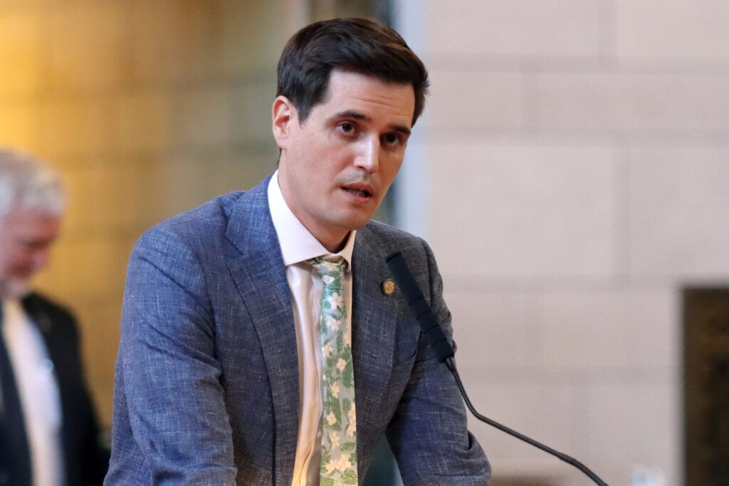 Sen. John Fredrickson, a Democrat from Omaha, is considering legislation that would strengthen the state’s laws around Medicaid audits.<br />(Photo courtesy of the Nebraska Legislature)