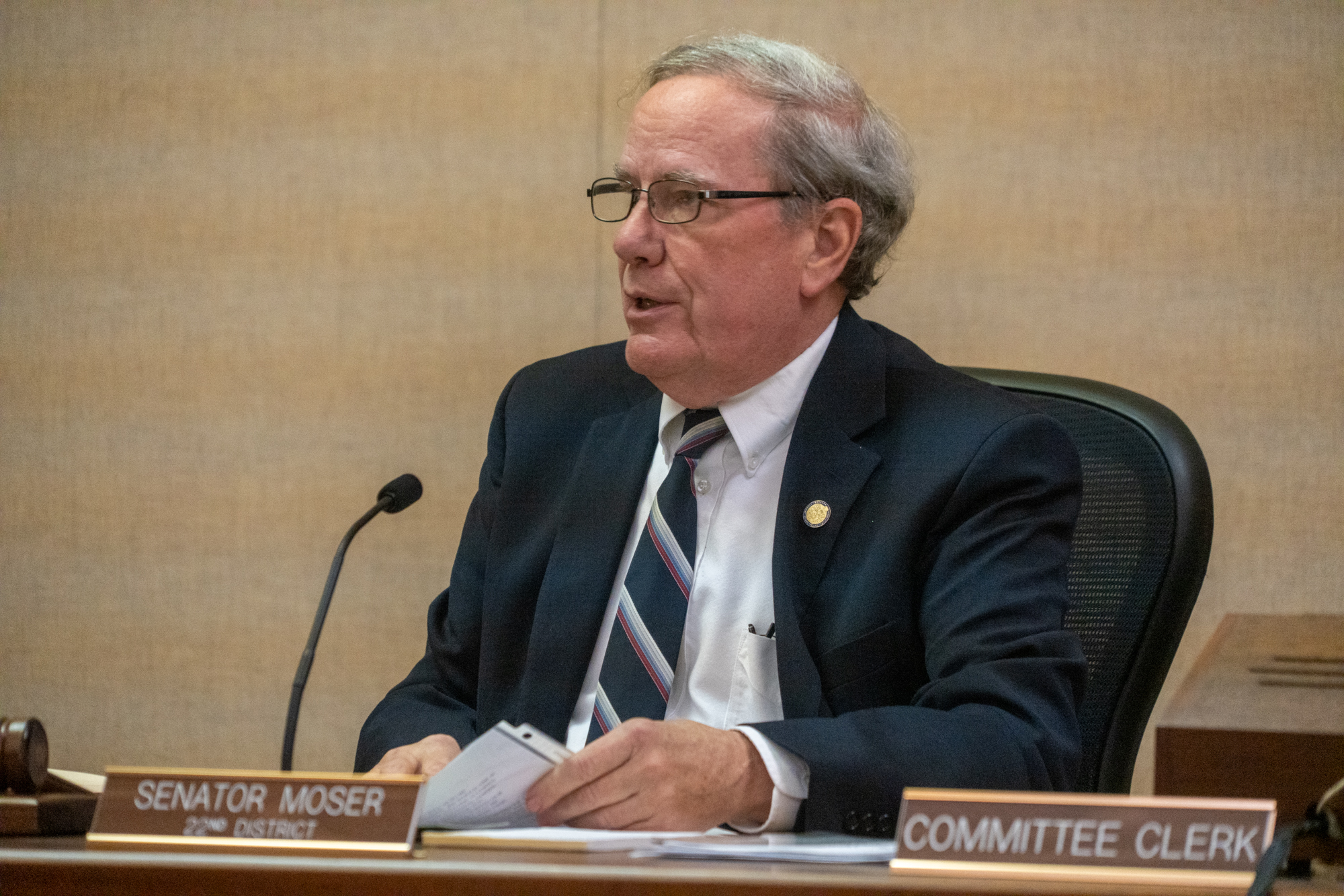 State Sen. Mike Moser, Dec. 6, 2023.<br />(Zach Wendling / Nebraska Examiner)