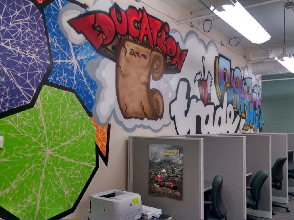 The Douglas County Juvenile Assessment Center (JAC) hits 20 years of programming this year. Showed here is a mural within the center which is at 1111 S. 41st St.<br />(Courtesy of JAC)