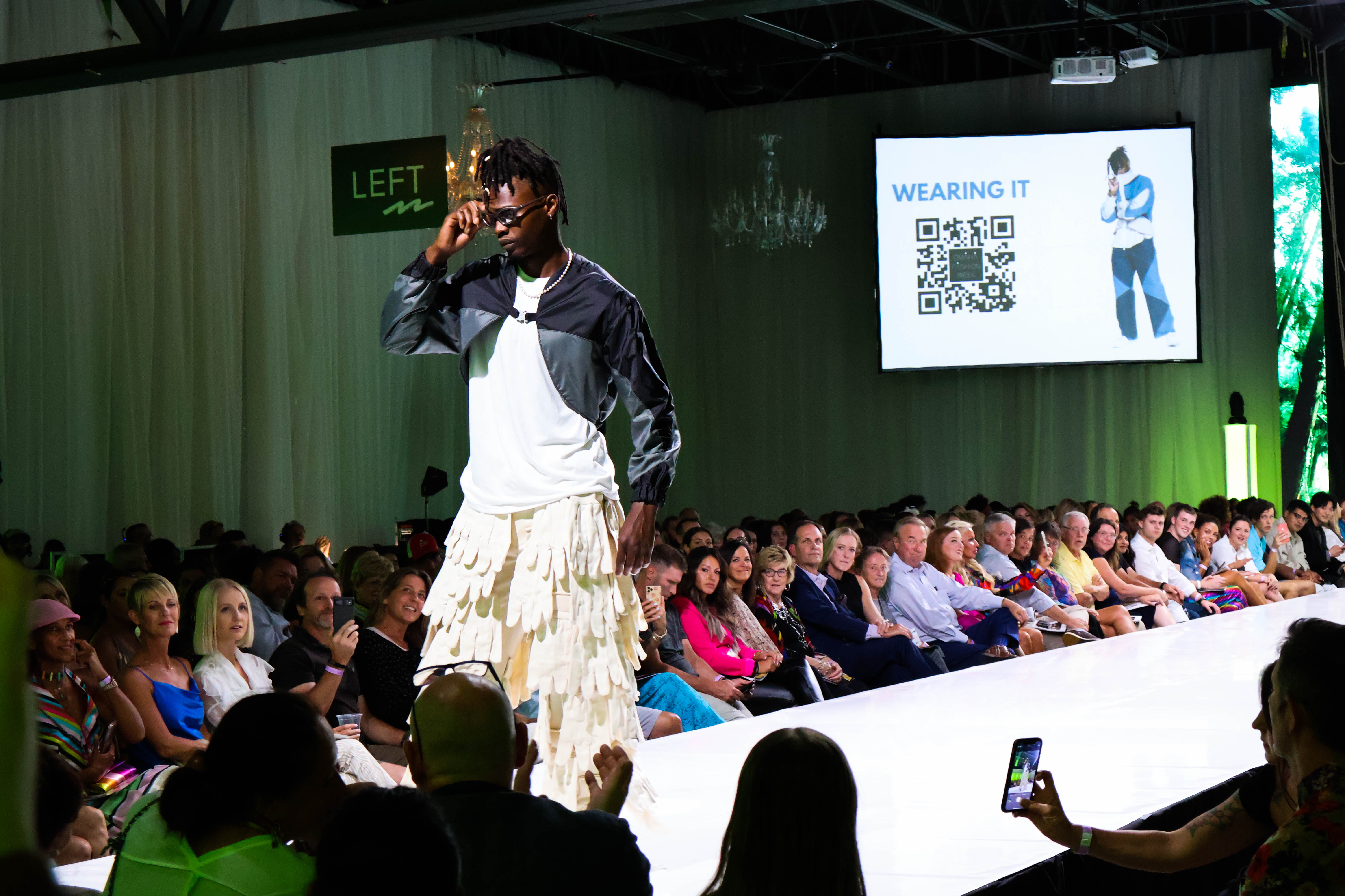 River Beck’s quality made streetwear brand, Wearing It, is finely crafted from the execution of his original creations using upcycled materials to his newly created patterns. (Josie Charron / The Daily Record)