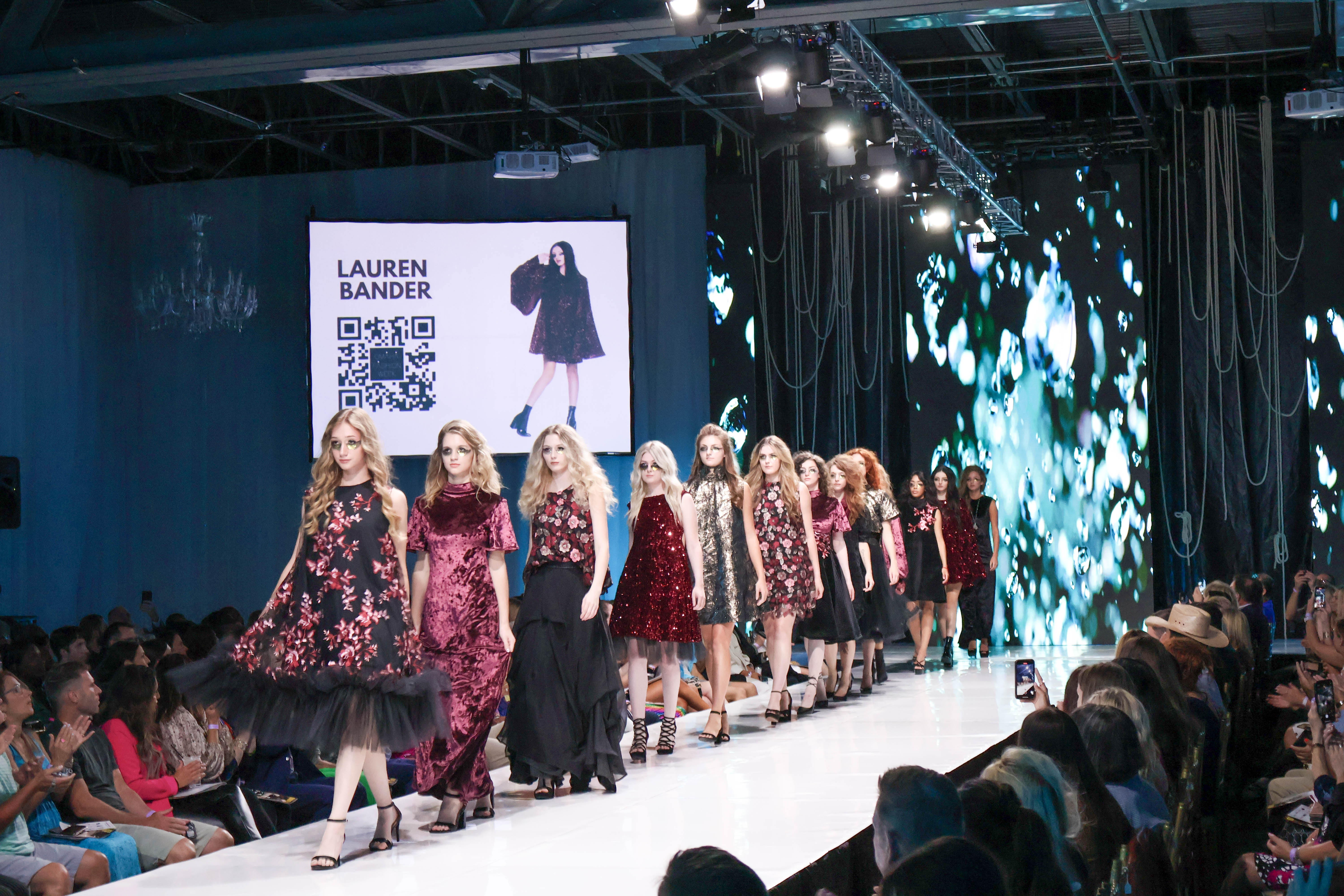 Headliner, Lauren Bander’s collection graces the runway. (Josie Charron / The Daily Record)