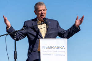 Gov. Jim Pillen April 29, 2024.<br />(Zach Wendling / Nebraska Examiner)
