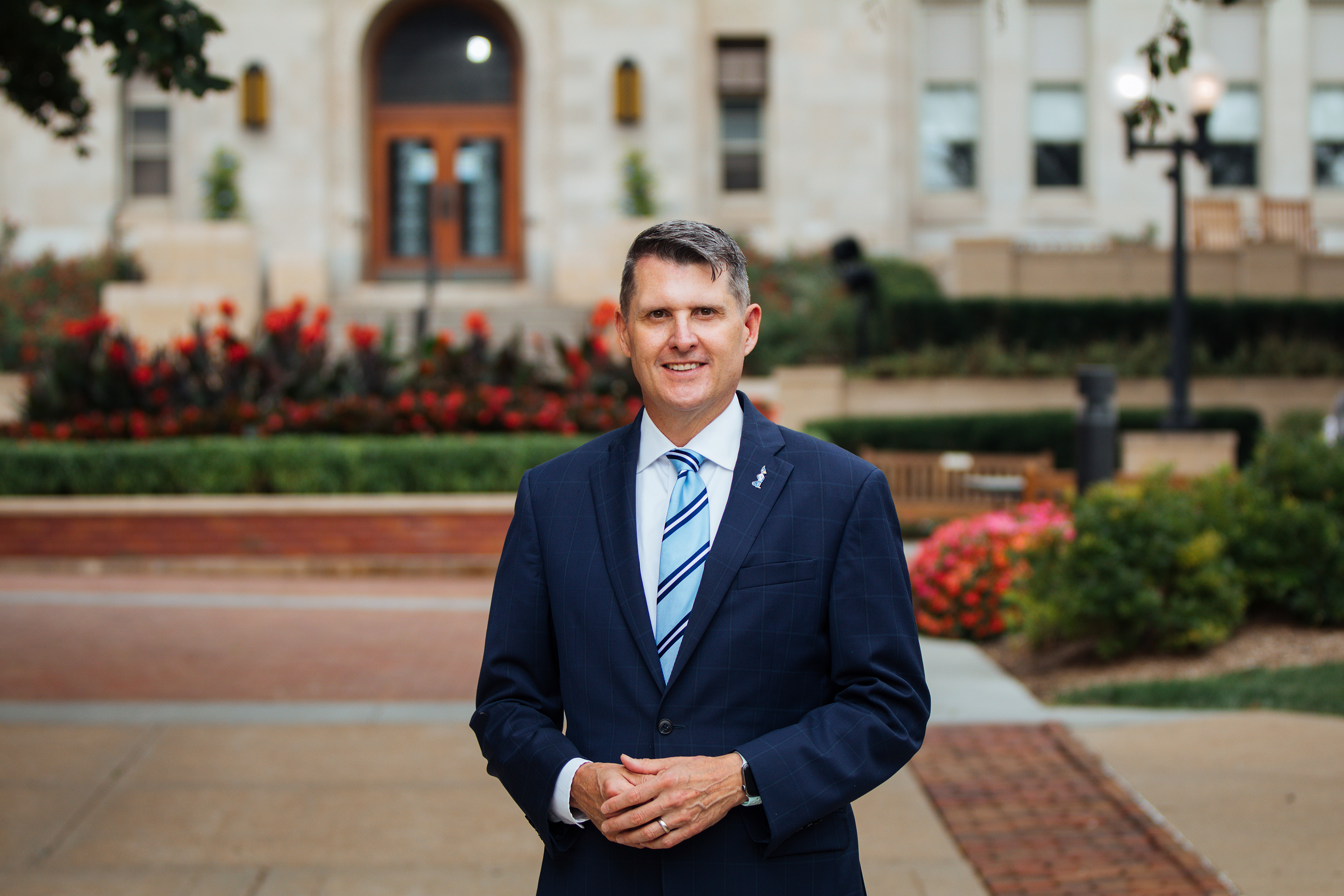 As a beacon of law and order, Prof. Joshua Fershée has had decades of experience, not only teaching, but researching, writing, lecturing and proposing the “laws of energy” among his numerous, varied endeavors.<br />(Courtesy of Creighton University) 