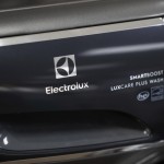 A logo for Electrolux, which is made in Mexico, is seen at Riegelmann's Appliance on Thursday, April 3, 2025, in Gresham, Ore. 
(Jenny Kane / AP Photo)