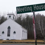The unassuming South Solon Meeting House, built in 1842, is pictured Sunday, April 6, 2025, in Solon, Maine. 
(Robert F. Bukaty / AP Photo)