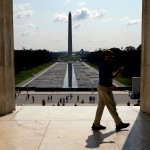 The Washington Monument is seen in the background of the now drained Lincoln Memorial Reflecting Pool, Wednesday, July 29, 2026, in Washington.
(Rahmat Gul / AP Photo)