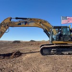 U.S. Rep. Adrian Smith, R-Neb., operates a 117-ton excavator that will carve out the entrance, or portal to NioCorp’s long-discussed underground mine in southeast Nebraska. It’s the official start of site work at the Colorado-based company’s Elk Creek mine project. 
(Courtesy of NioCorp)