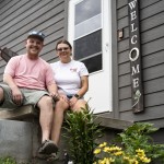 Coby and Maggie Smallridge moved into their two-bedroom rental house in Louisville two years ago. The couple tried looking for a home to buy but struggled to find anything livable in their budget.
(Lily Smith / Flatwater Free Press)